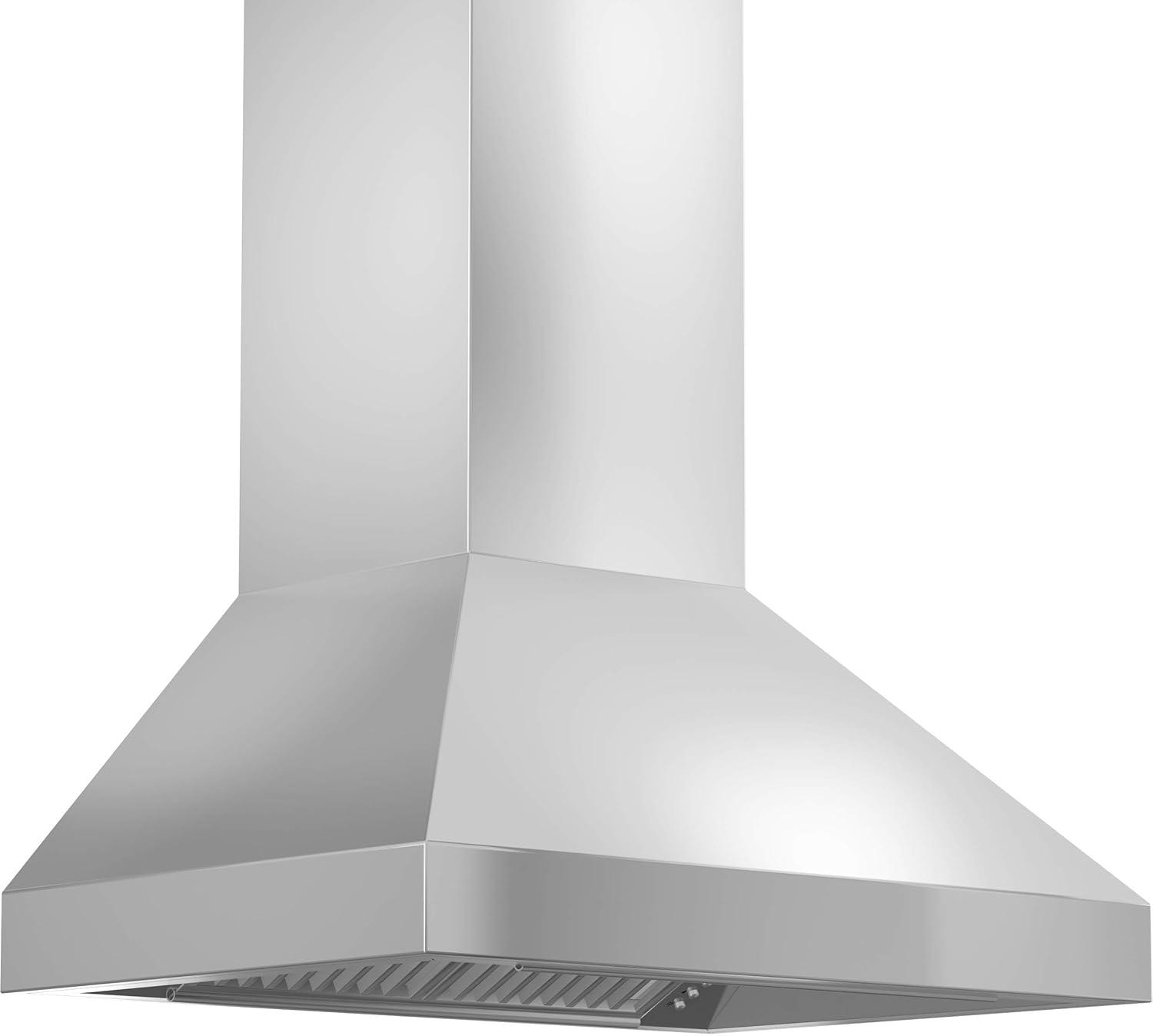 ZLINE ZLINE 36 in. Designer Series Satin Stainless Steel Convertible Vent Wall Mount Range Hood 8KBS-36