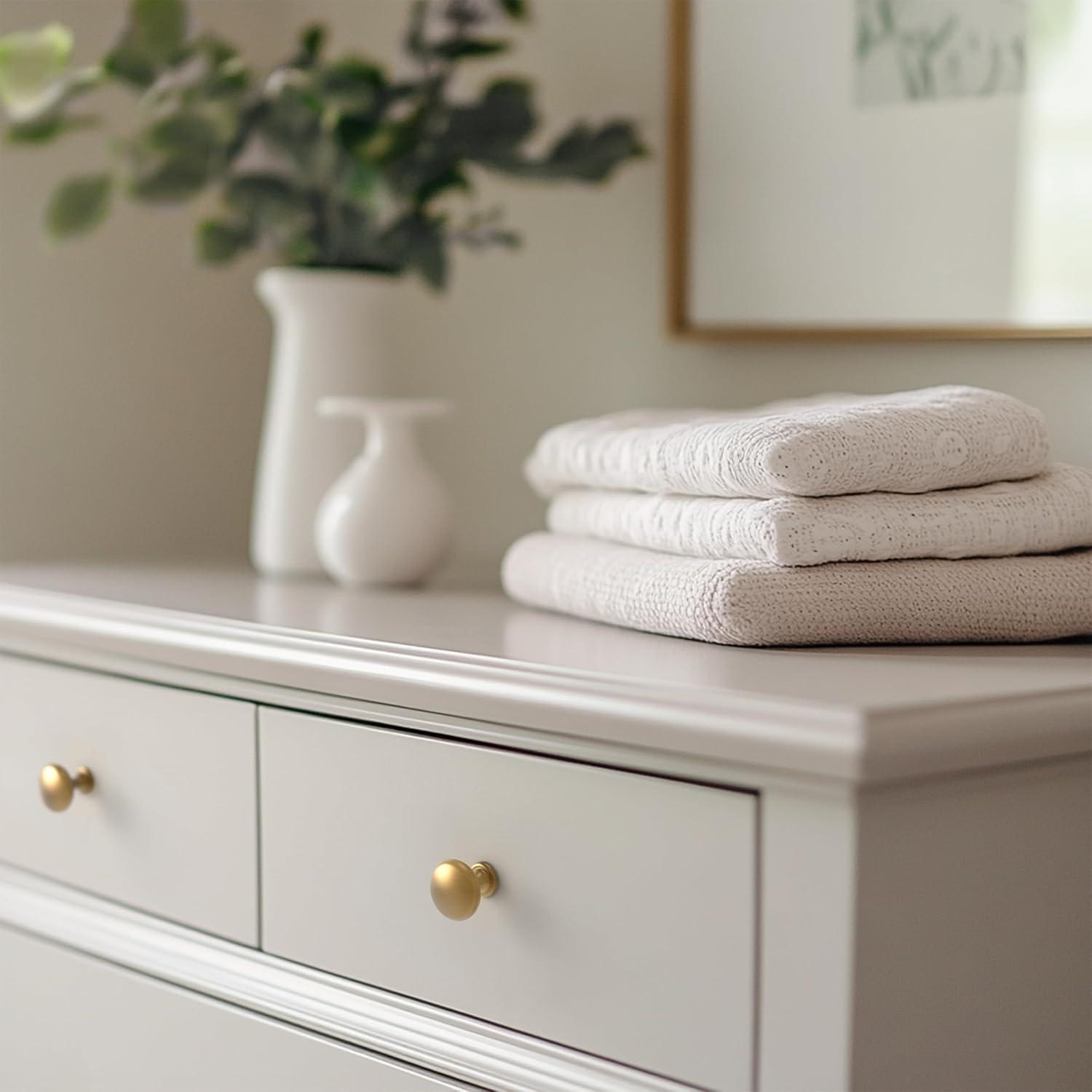 HESTIA HARDWARE Classic Collection  1 3/16" Diameter Round Knob Multipack (Set of 10)