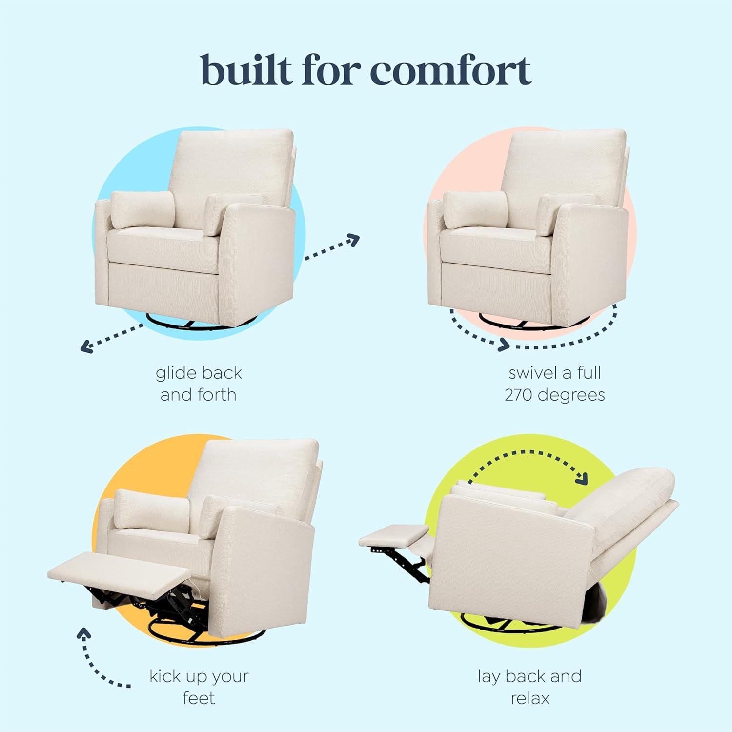 Ethan Swivel Recliner in Performance Fabric