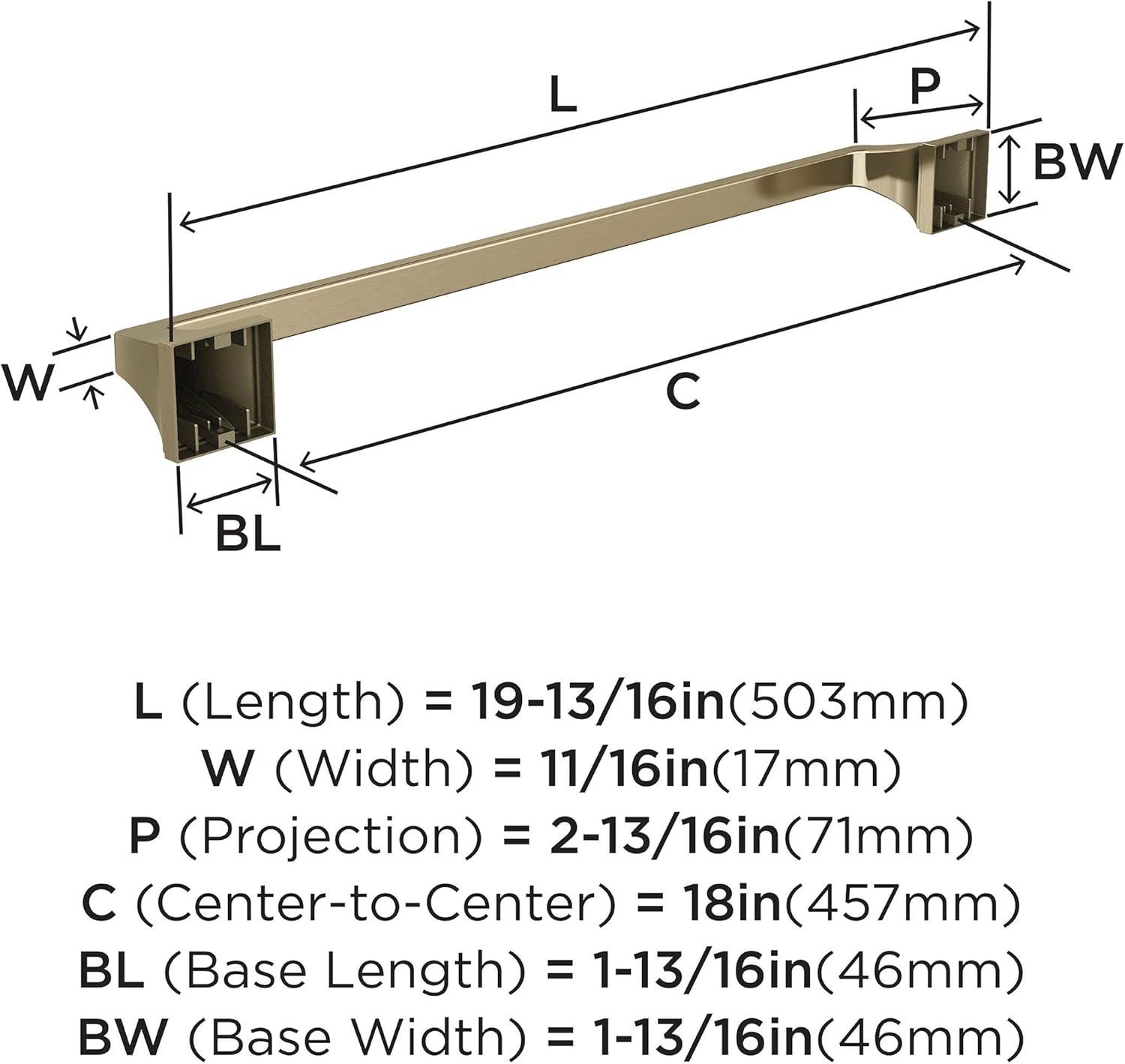 Mulholland 19.81" Wall Mounted Towel Bar