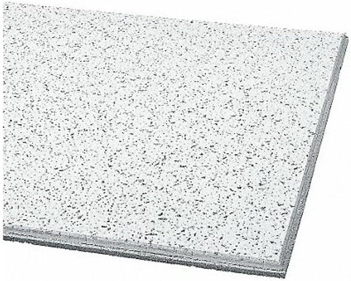 Armstrong 2x2 CORTEGA Acoustic Ceiling Tiles for Suspended Ceiling Grids, 16-tiles per pack, White