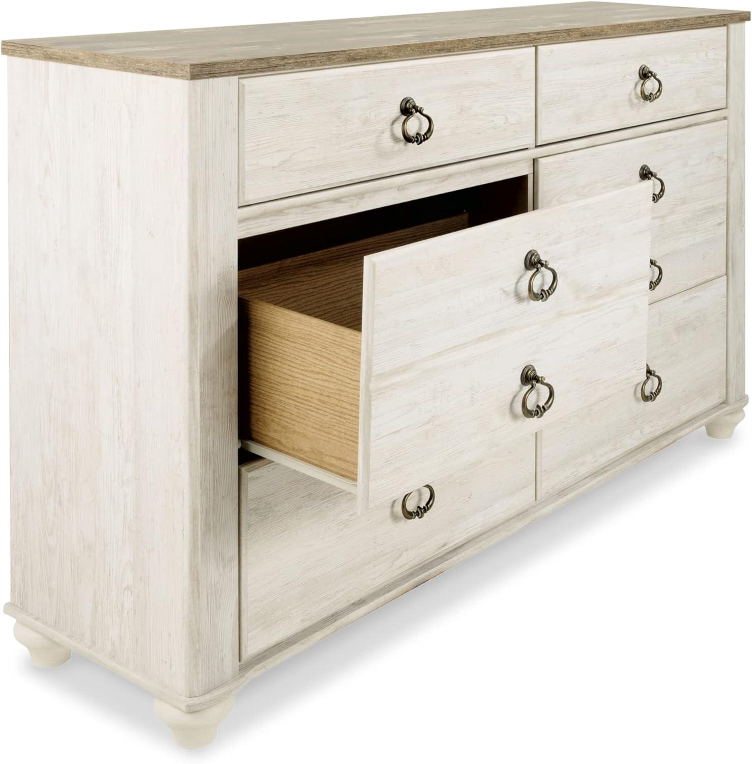 Esmarelda 6 Drawer Double Dresser