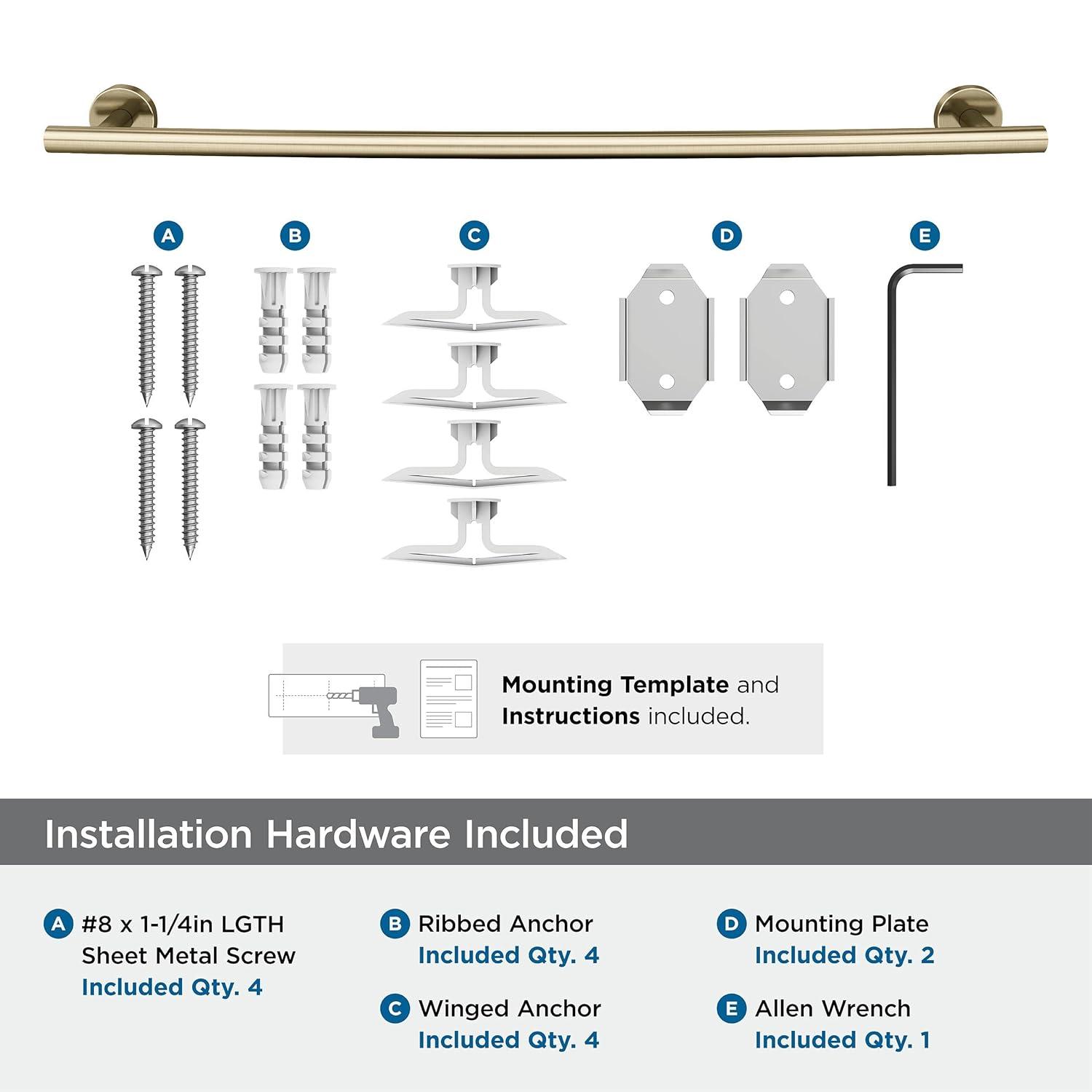 Arrondi™ 27" Wall Mounted Towel Bar