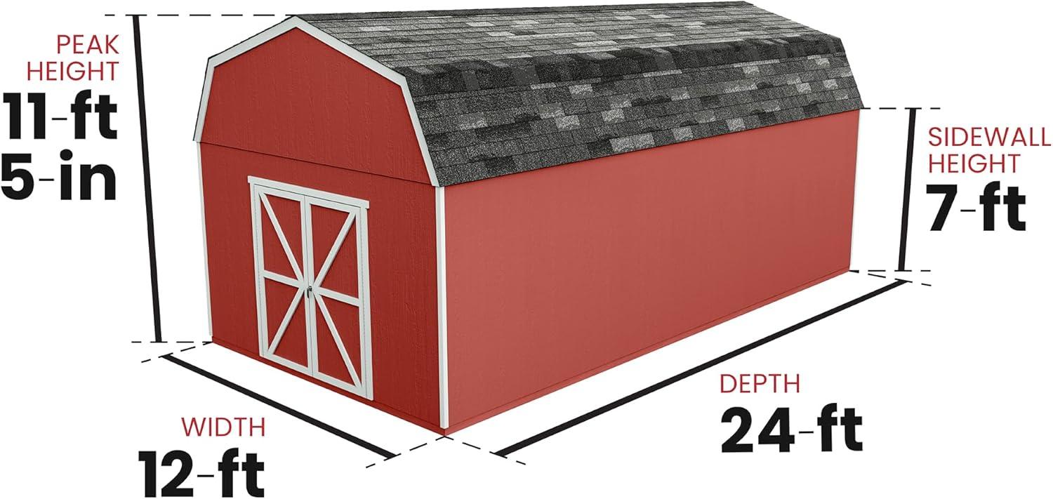 Handy Home Hudson Wood Storage Shed