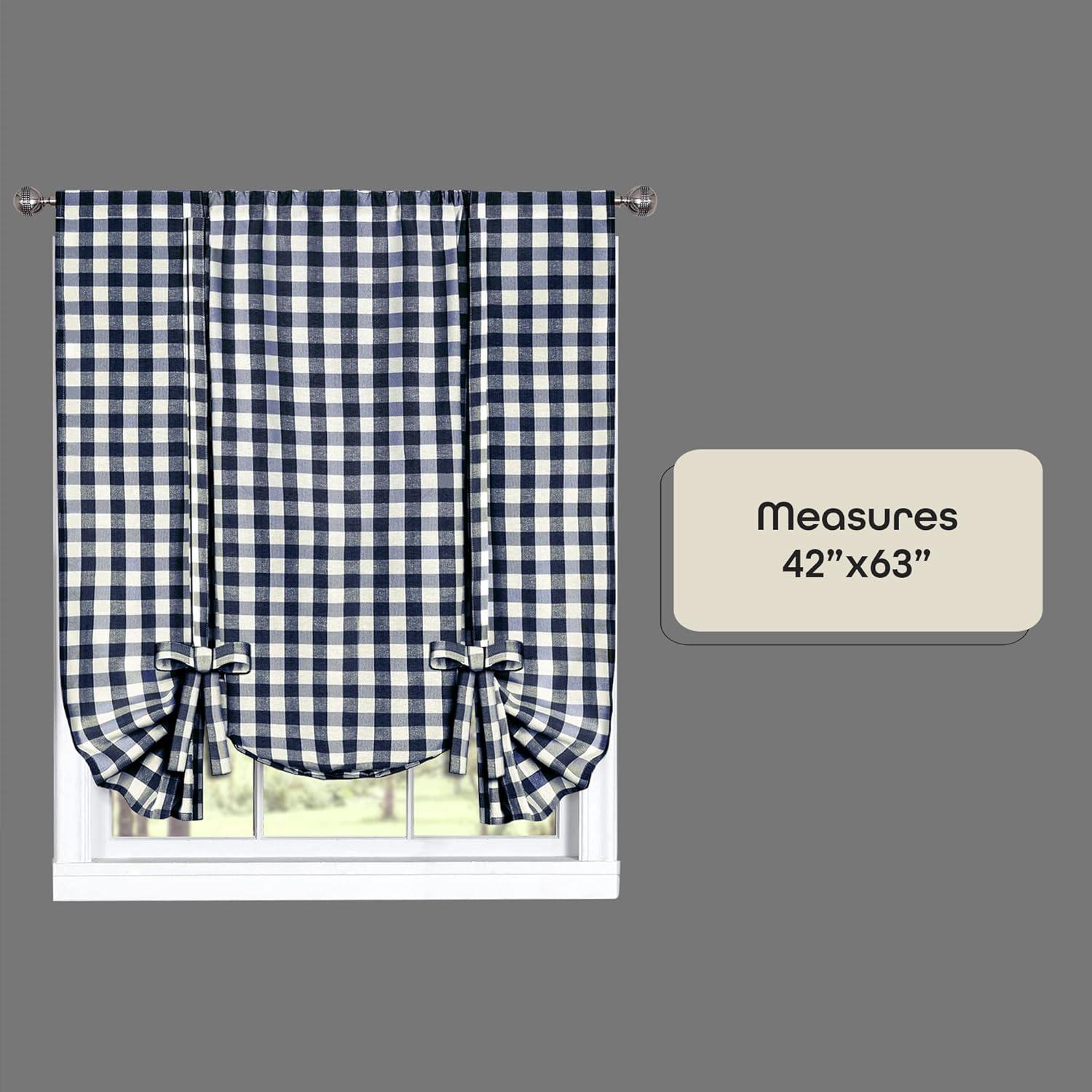 Achim Indoor/Outdoor Light Filtering Rod Pocket Curtain Pair, 1.25" x 9.25"