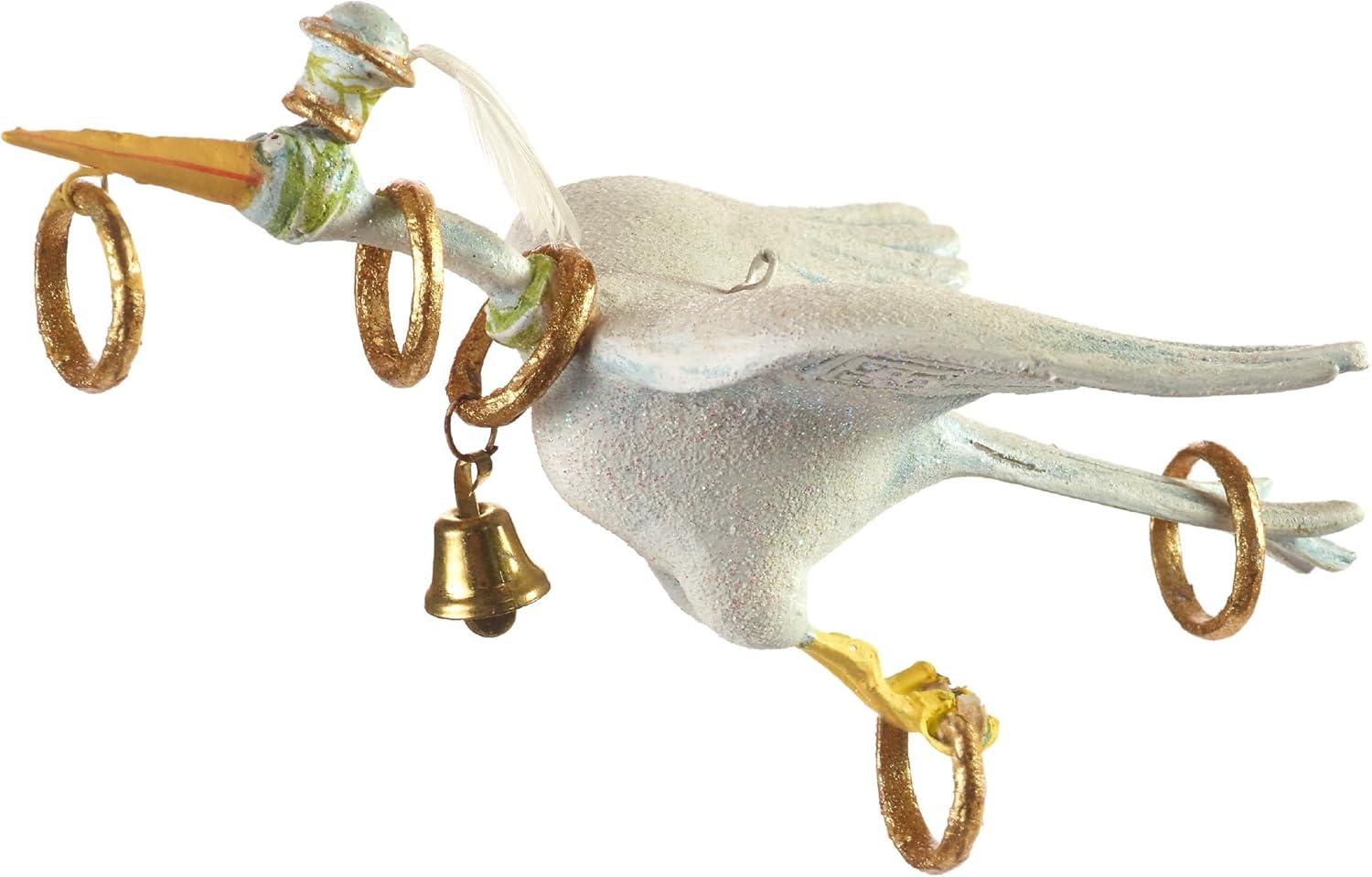 MacKenzie-Childs Patience Brewster 12 Days 5 Golden Rings Ornament