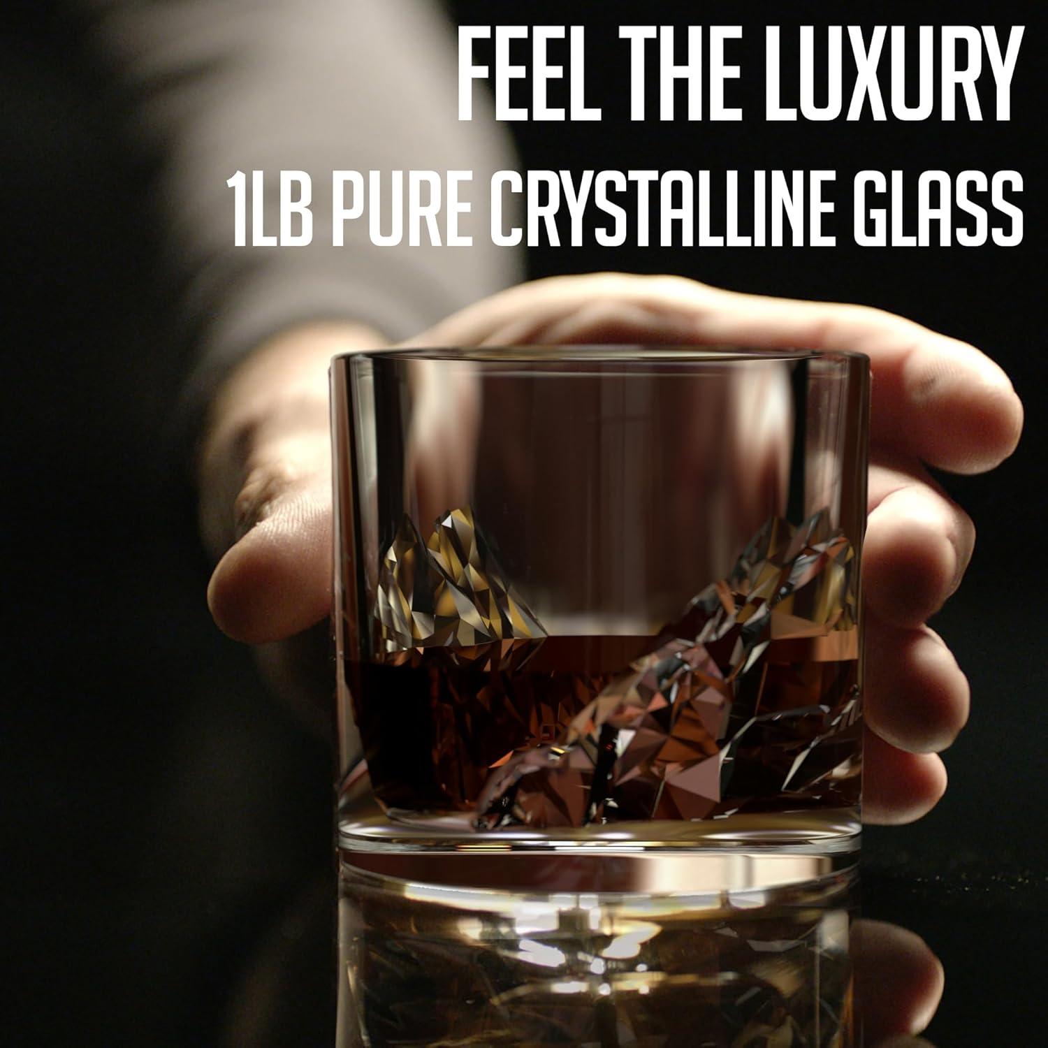 LIITON Grand Canyon Whiskey Glasses (Set of 4)