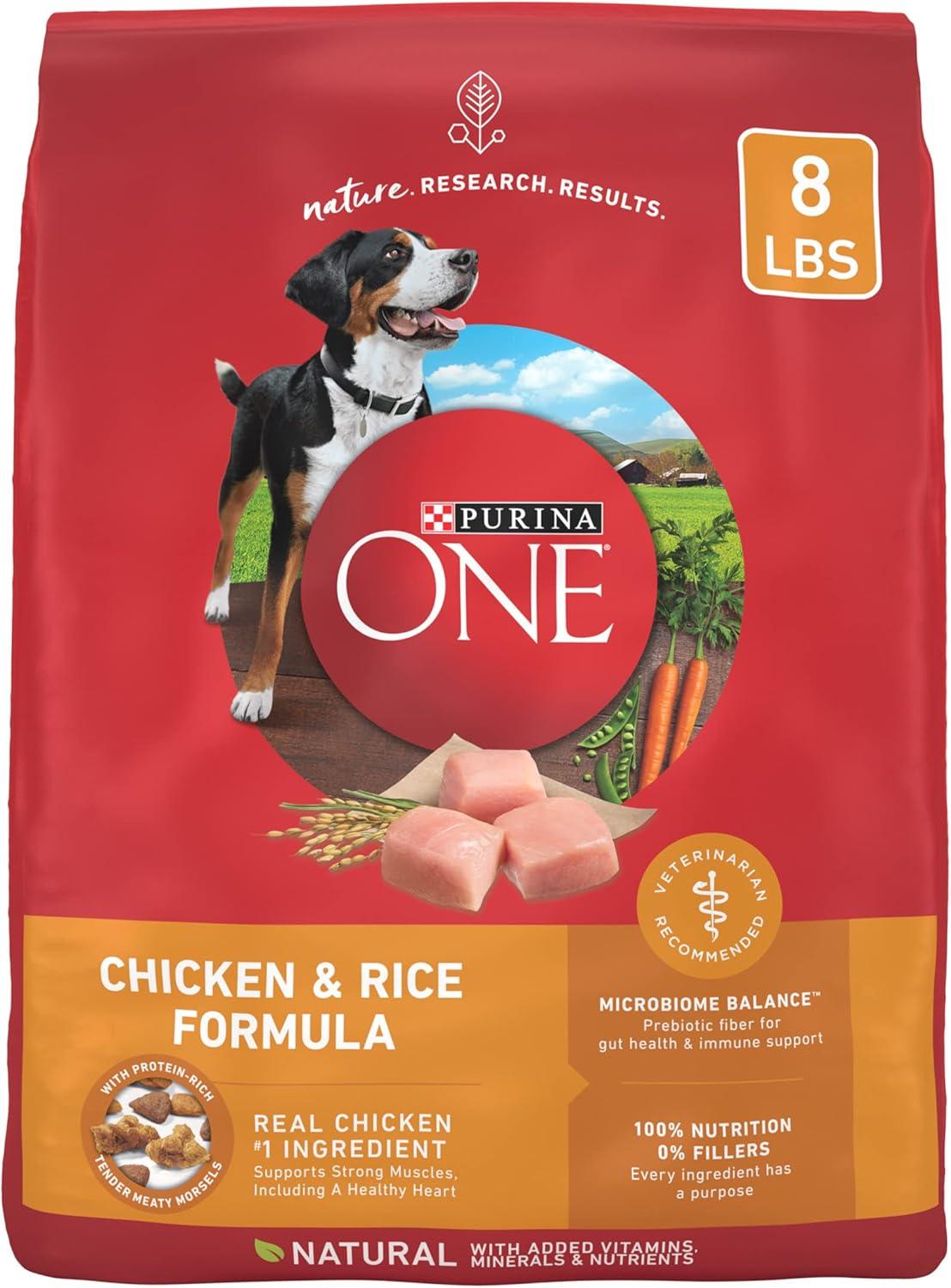 Purina ONE SmartBlend Natural Dry Dog Food with Chicken & Rice