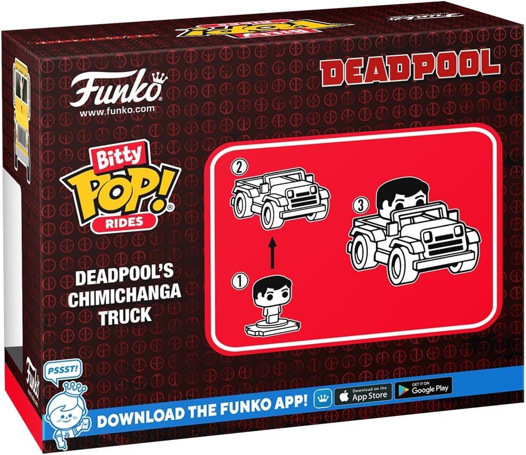 Funko Bitty POP! Rides: Marvel Deadpool's Chimichanga Truck Figures