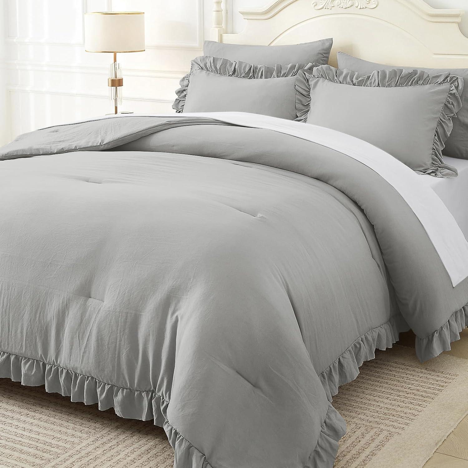 Lush Decor Reyna Microfiber 3 Piece Comforter Set