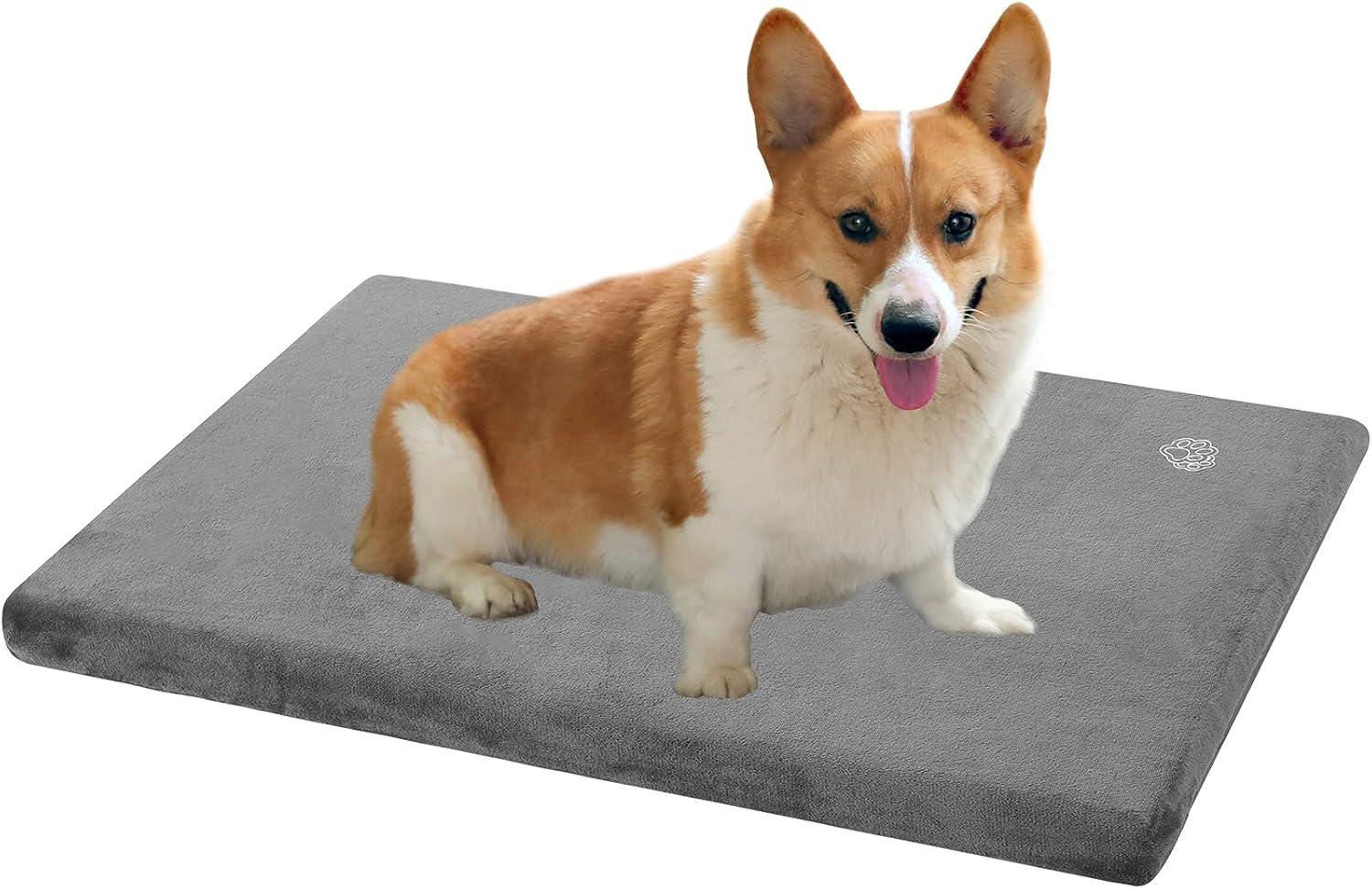 Gray Orthopedic Medium Waterproof Dog Bed Mat