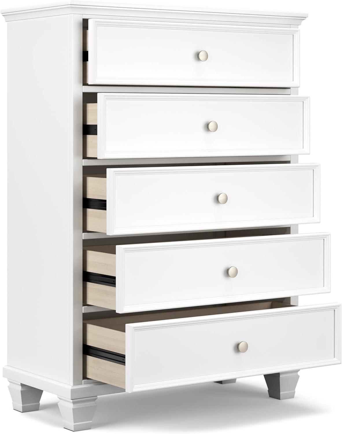Fortman White Chest of Drawers