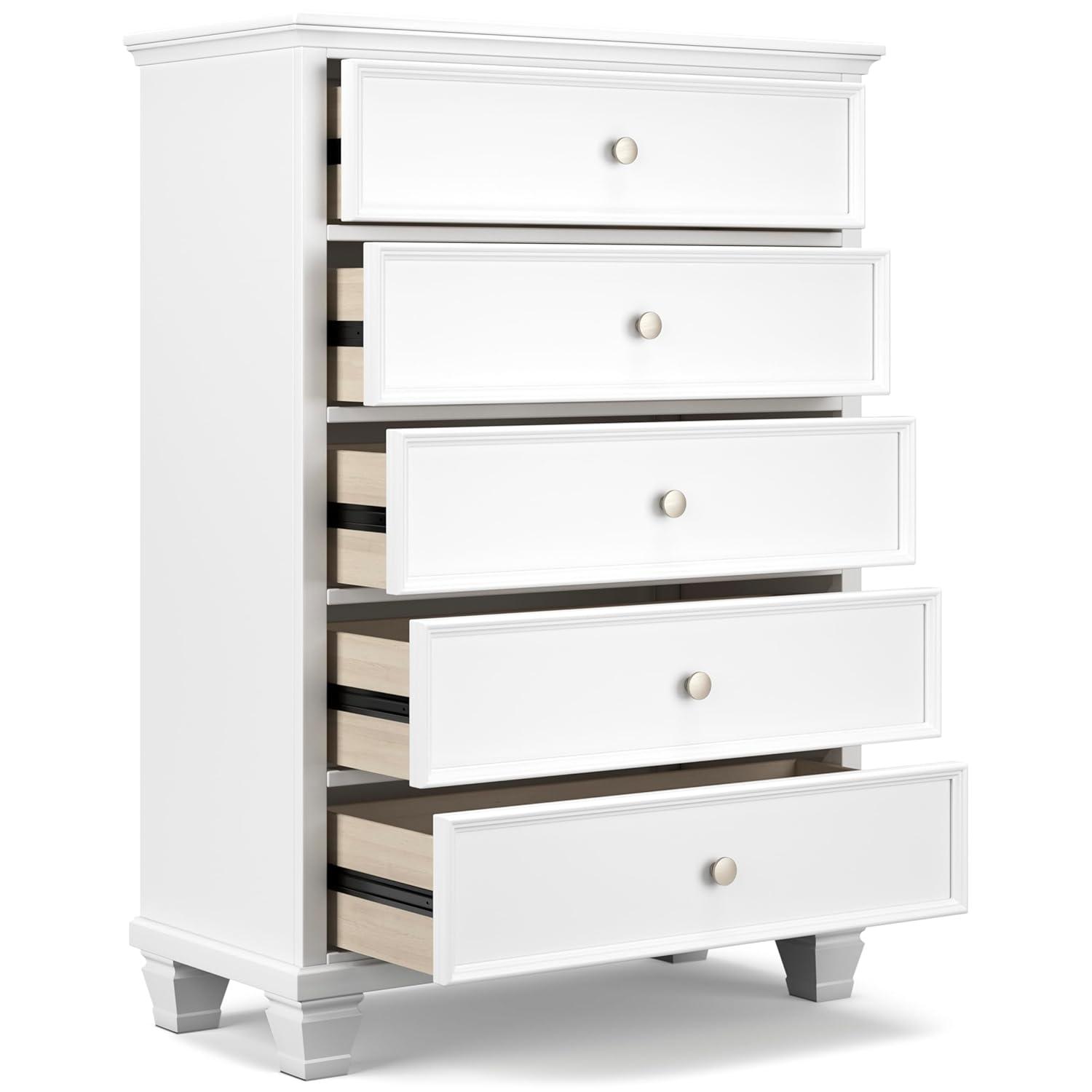 Fortman White Chest of Drawers