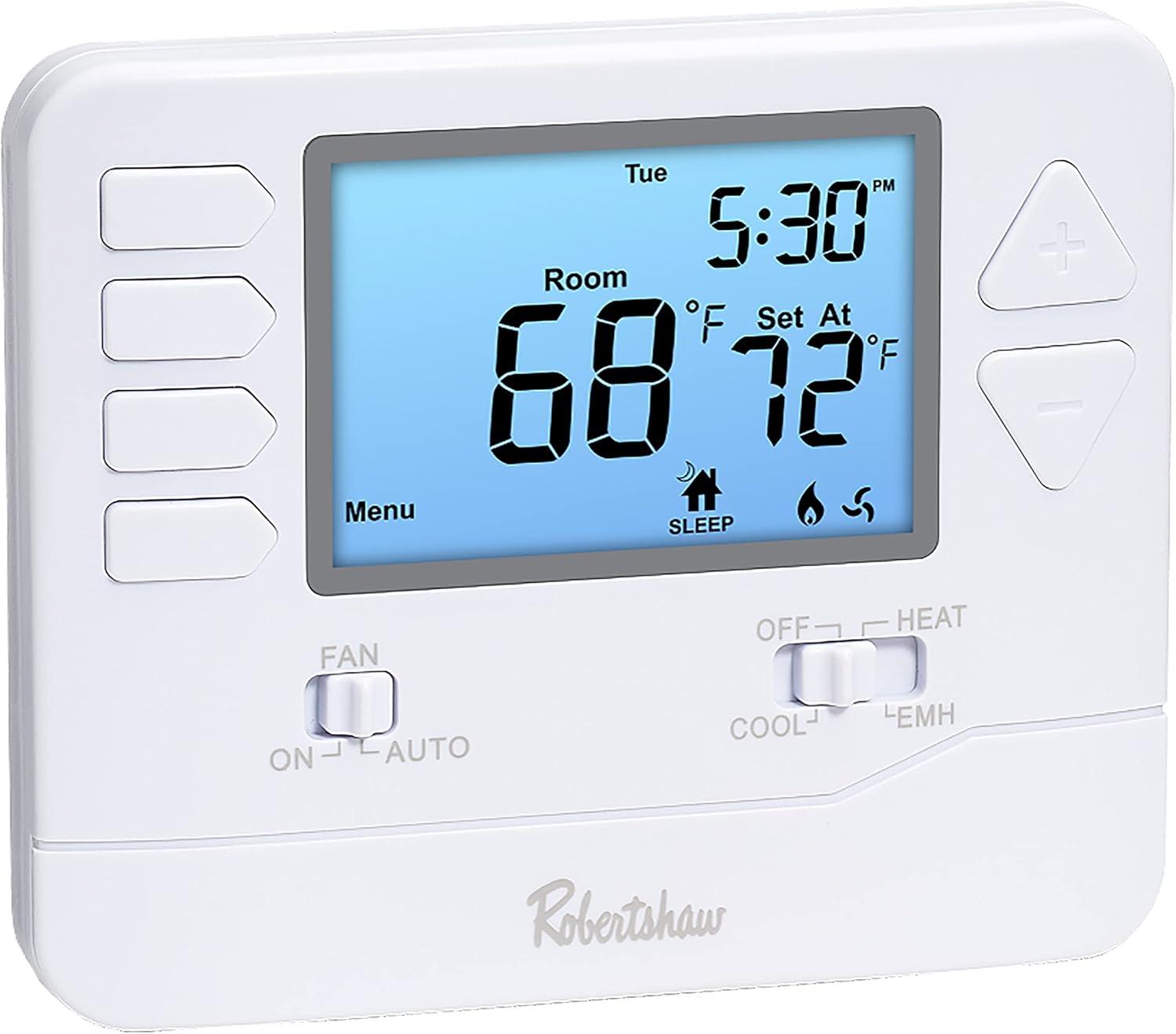 Robertshaw RS8210 Non-Programmable Multi-Stage 2H/1C Wall Thermostat