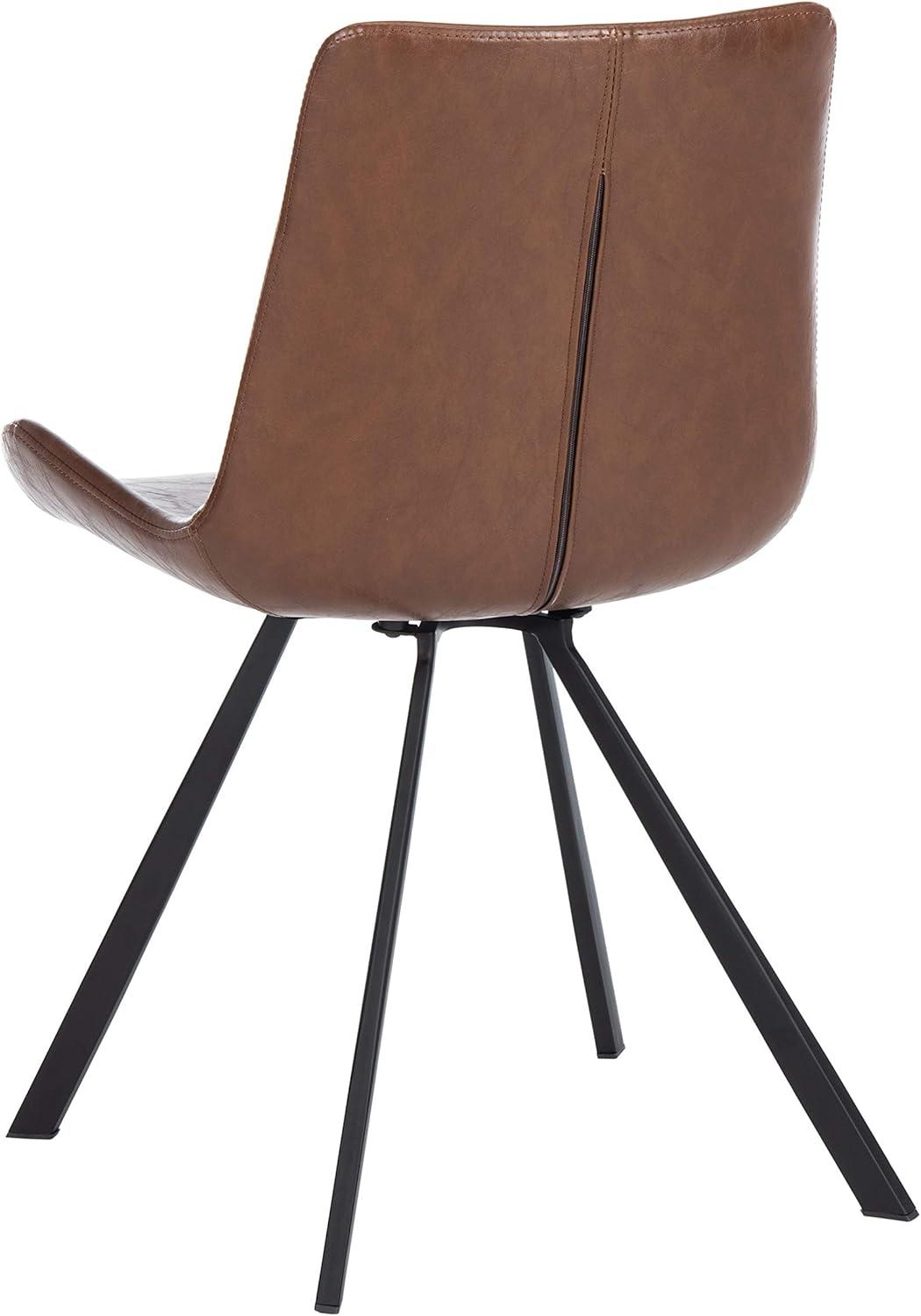 SAFAVIEH Terra Mid Century Modern Dining Chair, Set of 2, Light Brown