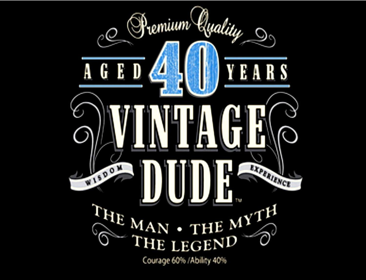 Party Creations Vintage Dude 40th Birthday Lunch Napkins, 16 Ct