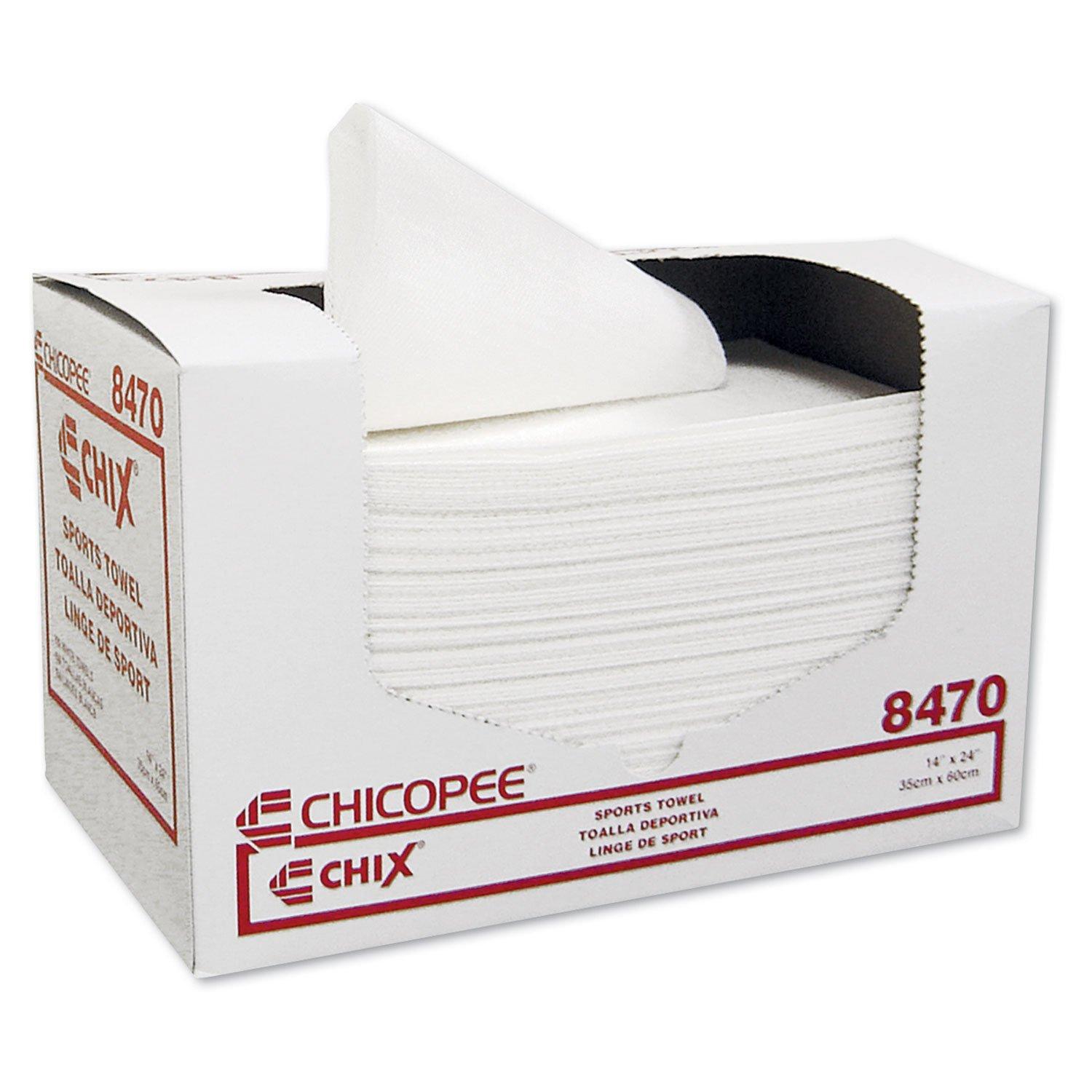 Chix White Disposable Sports Towels, 14 x 24, 600 Pack