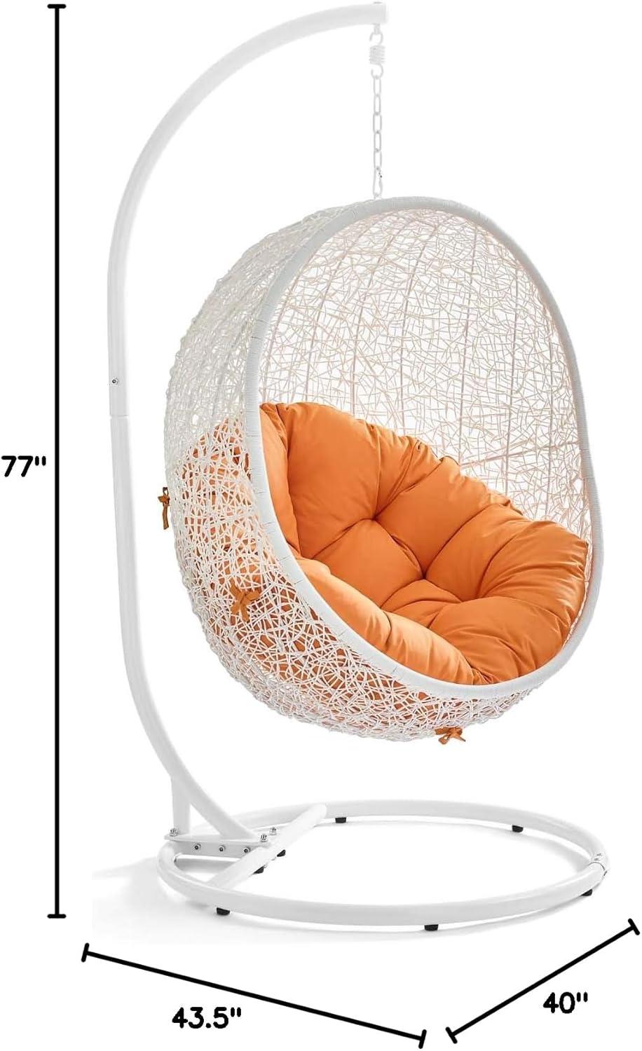 Modway Modway Hide Outdoor Patio Swing Chair with Stand