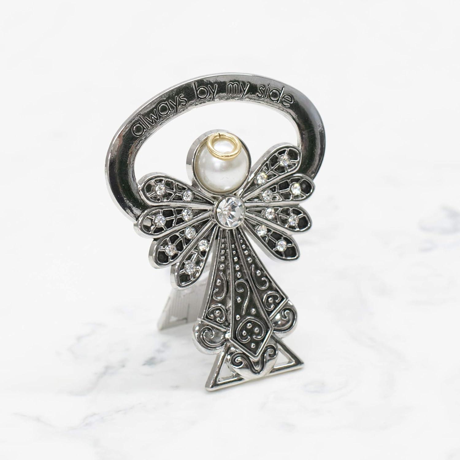 Roman, 2.5" RHD BEDSIDE ANGEL-CRYSTAL CRYSTAL WINGS BEDSIDE CARDING