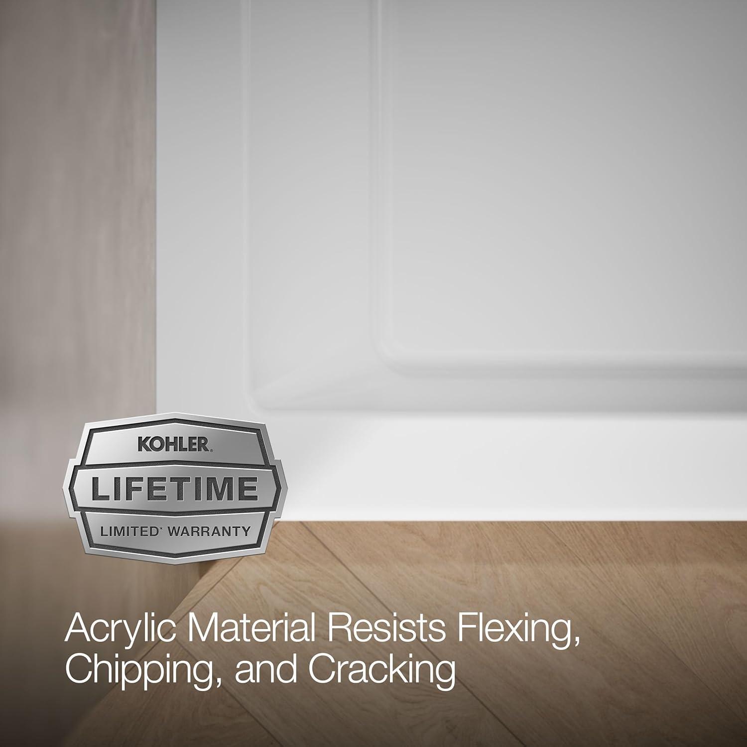 Underscore 60" x 32" Alcove Soaking Bathtub