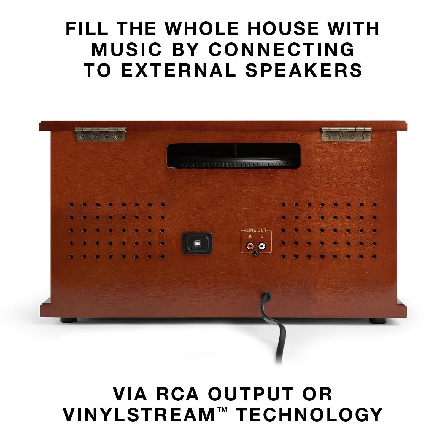 Victrola 3 - Speed Turntable Decorative Record Player with Bluetooth