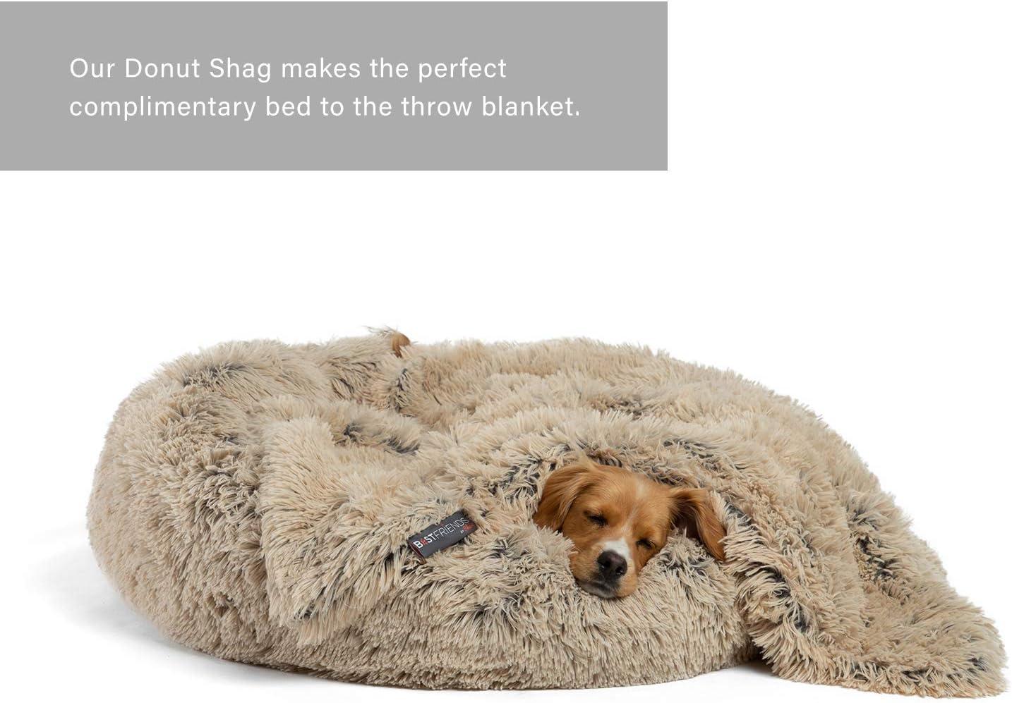 Best Friends by Sheri Calming Shag Fur Pet Throw Blanket