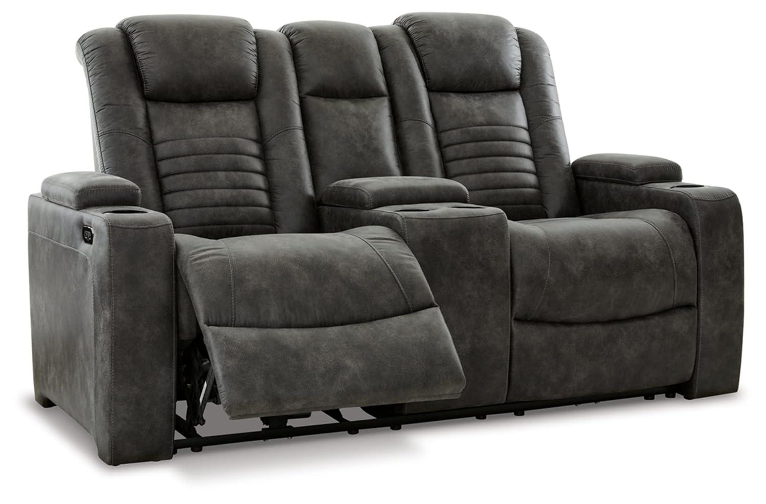 Jacobe 72'' Faux Leather Power Reclining Loveseat