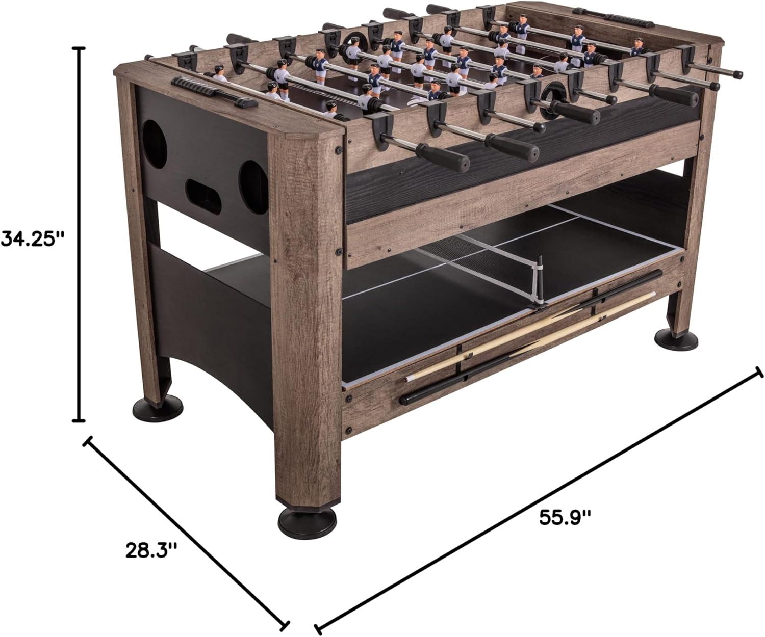 Triumph 55" 4-in-1 Multi Game Swivel Table