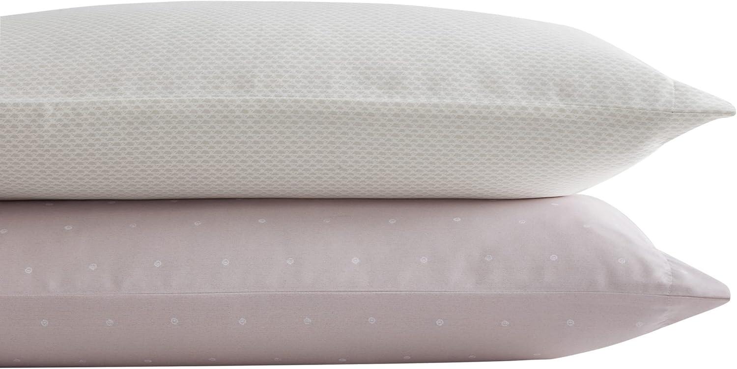 Vera Wang Printed T800 CVC Cotton Sateen Sheet Set