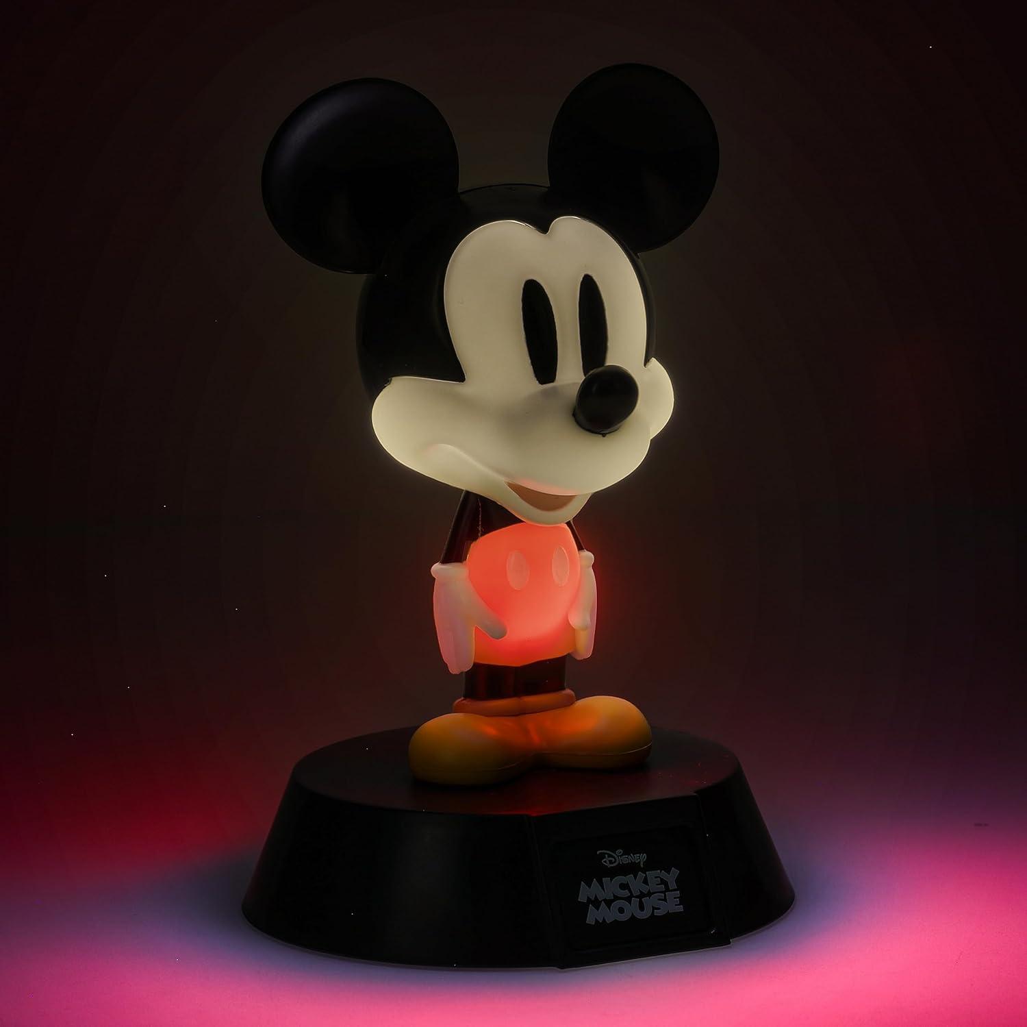 Disney Mickey Mouse Icons Lights Up Lamp Night Light #001 Paladone Ages 8