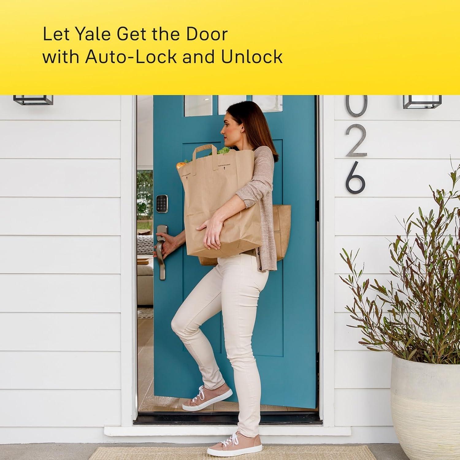 Yale Assure Lock 2 Keypad with Wi-Fi in Black Suede