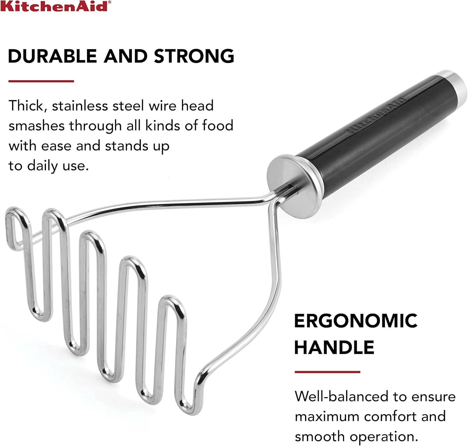 KitchenAid® KitchenAid® Gourmet Stainless Steel Wire Masher, 10.24-Inch