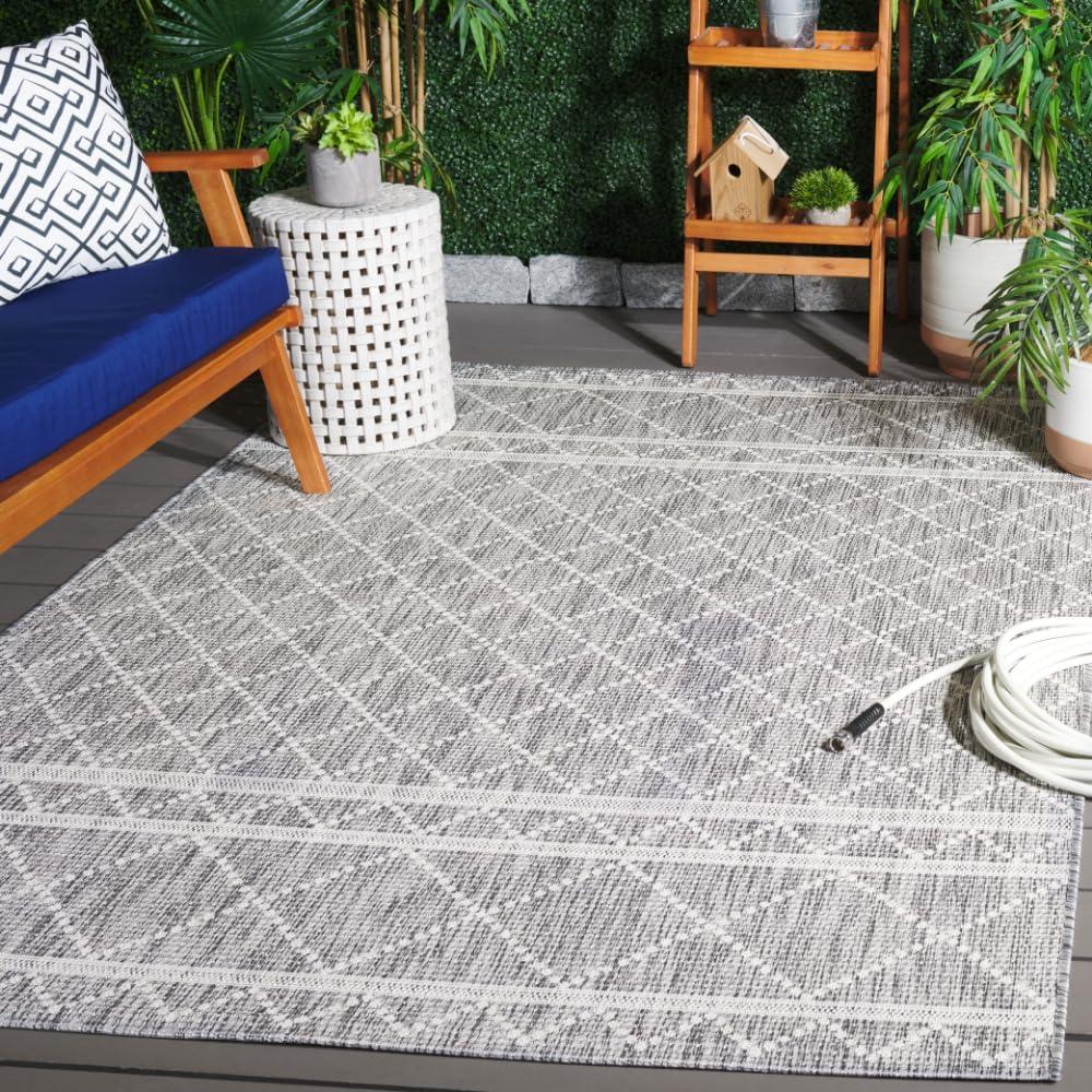 Courtyard Geometric Rug