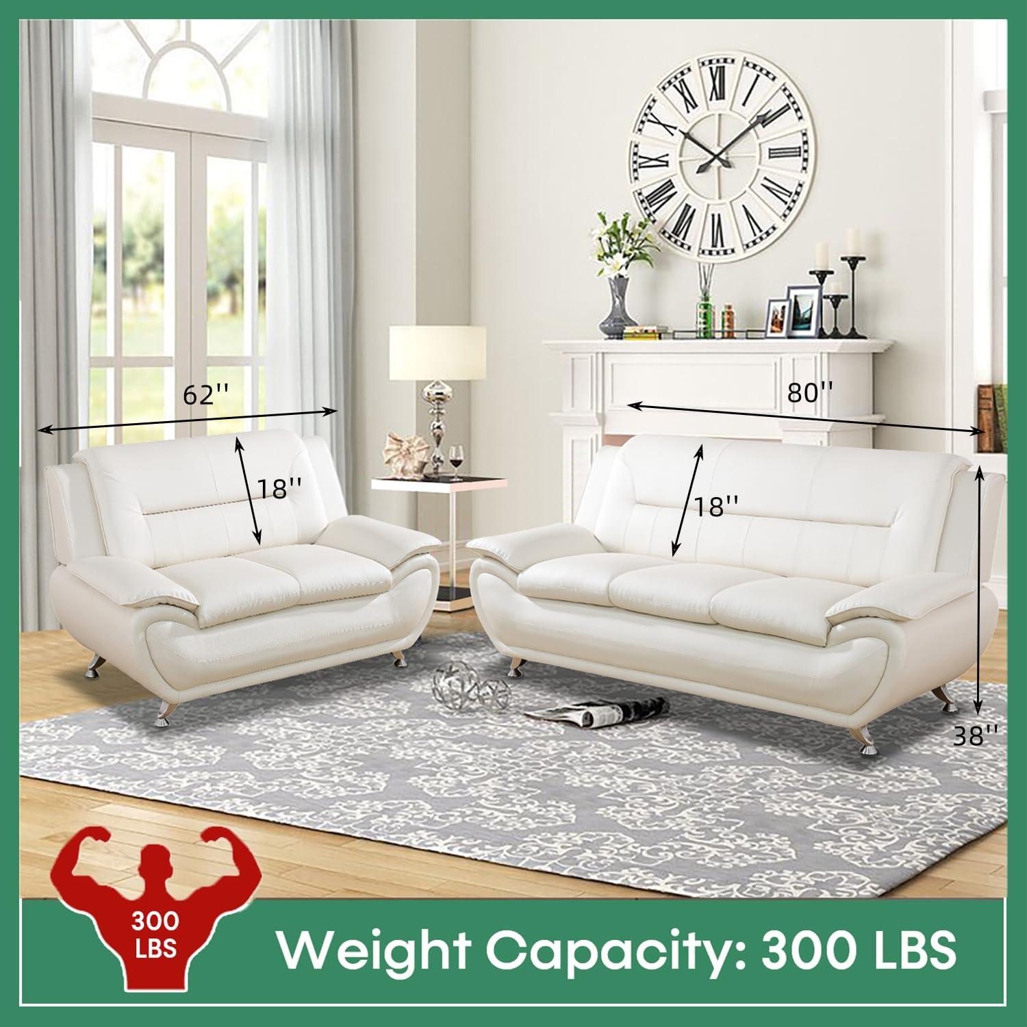 Wrought Studio™ Ceitidh 3 - Piece Faux Leather Living Room Set