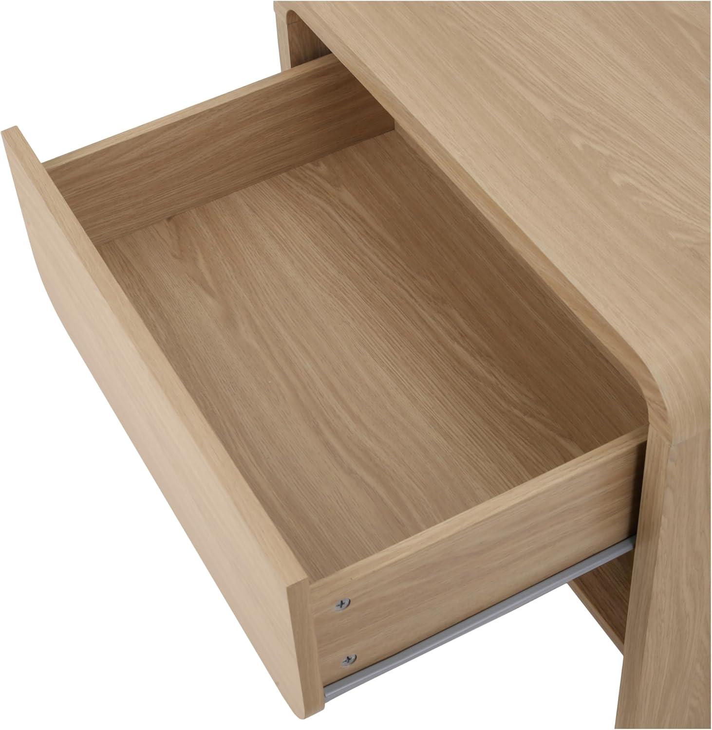 New Pacific Direct Indoor Wood End Table, Brown
