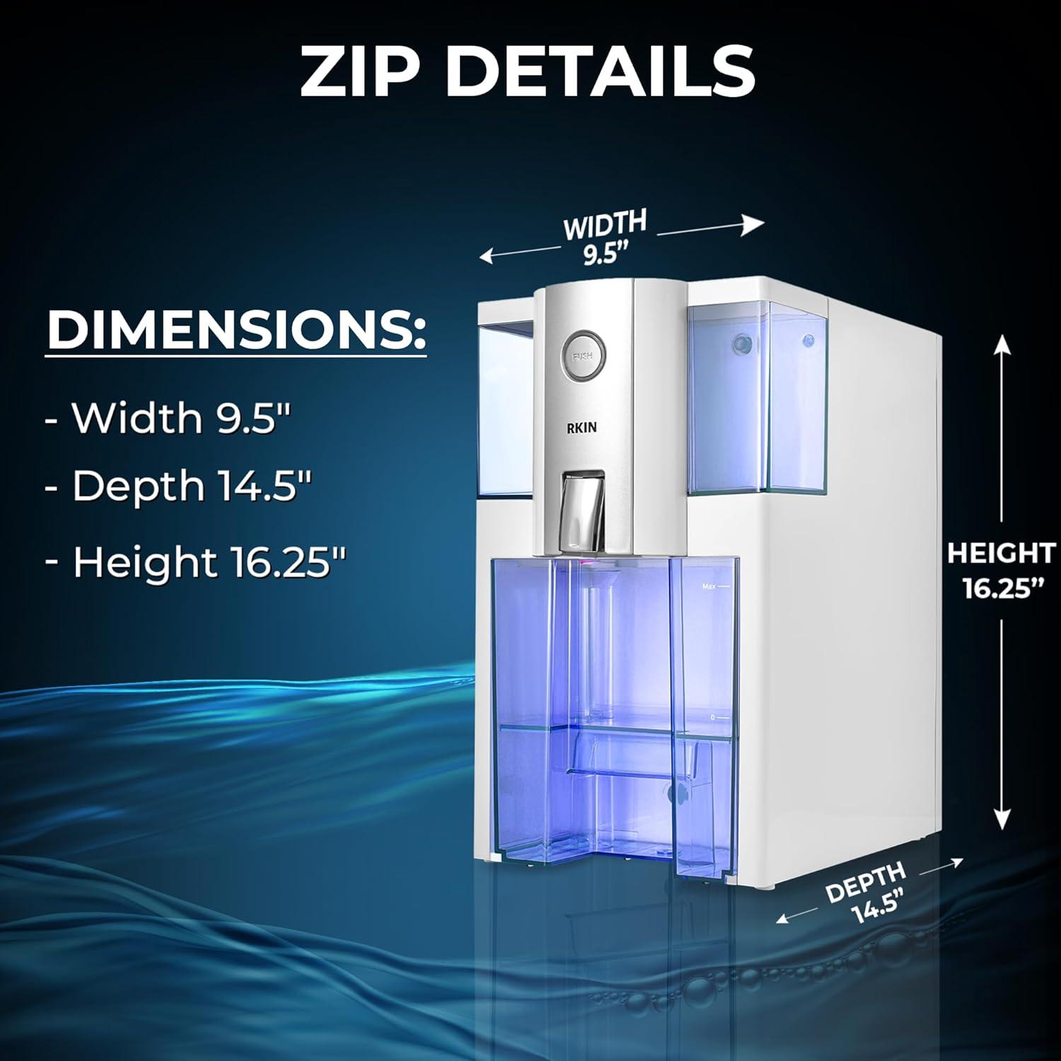 Zero Installation Purifier Countertop Reverse Osmosis Water Filter