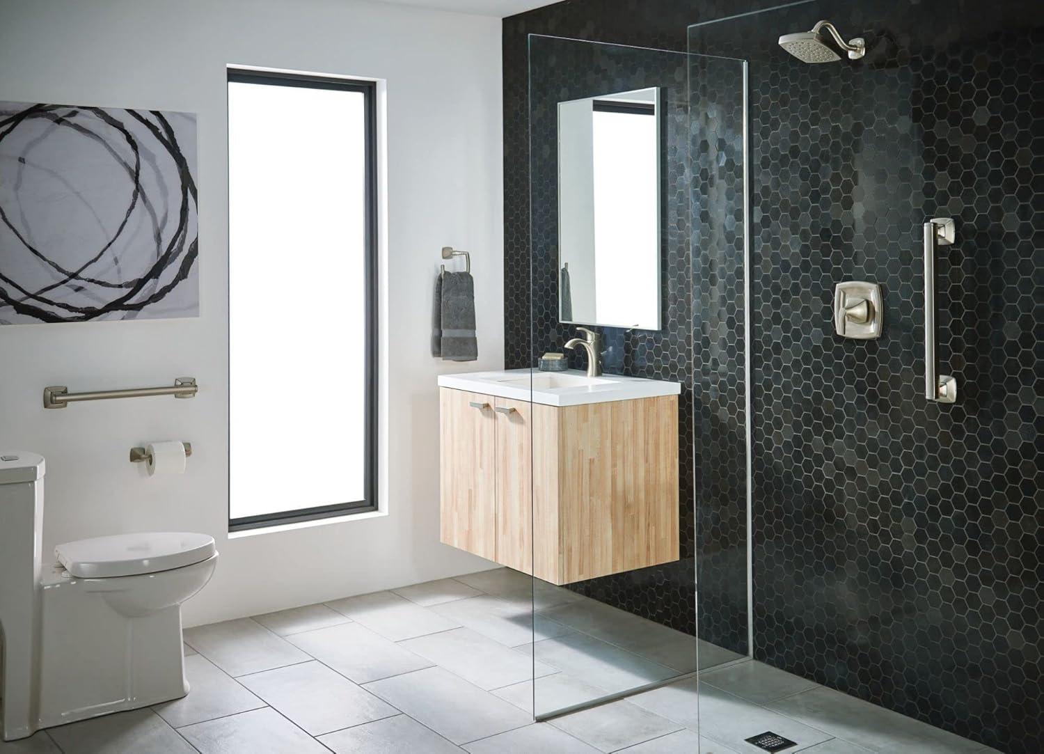 Moen Moen Voss Stainless Steel Transitional Bathroom Grab Bar YG5124CH