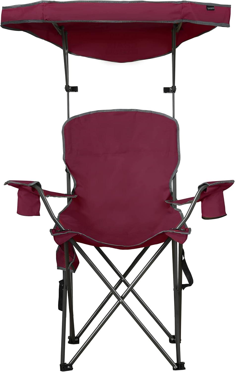 Quik Shade Max Shade High and Wide Folding Camp Tilt UV Sun Protection Canopy Chair