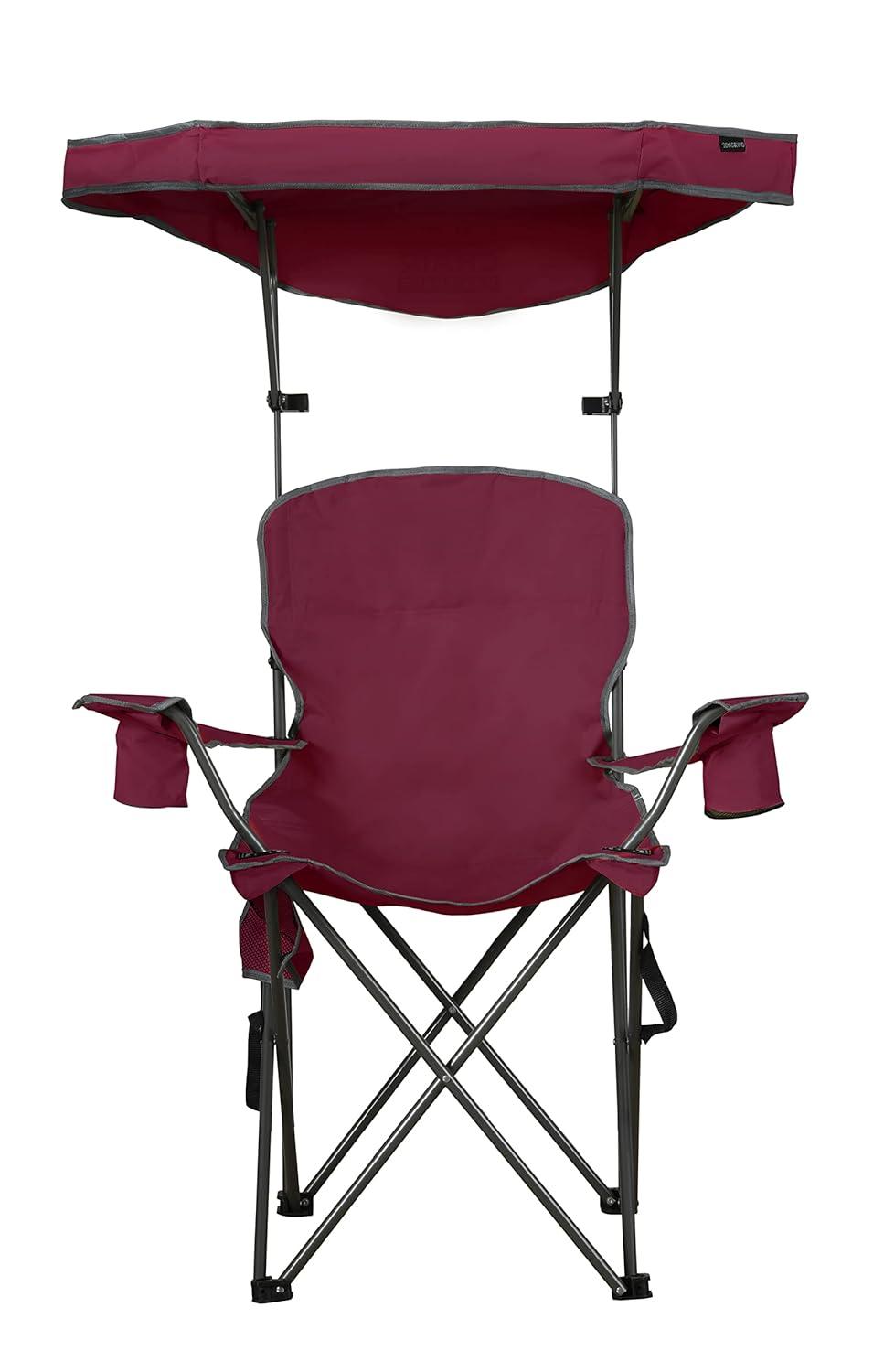 Quik Shade Max Shade High and Wide Folding Camp Tilt UV Sun Protection Canopy Chair