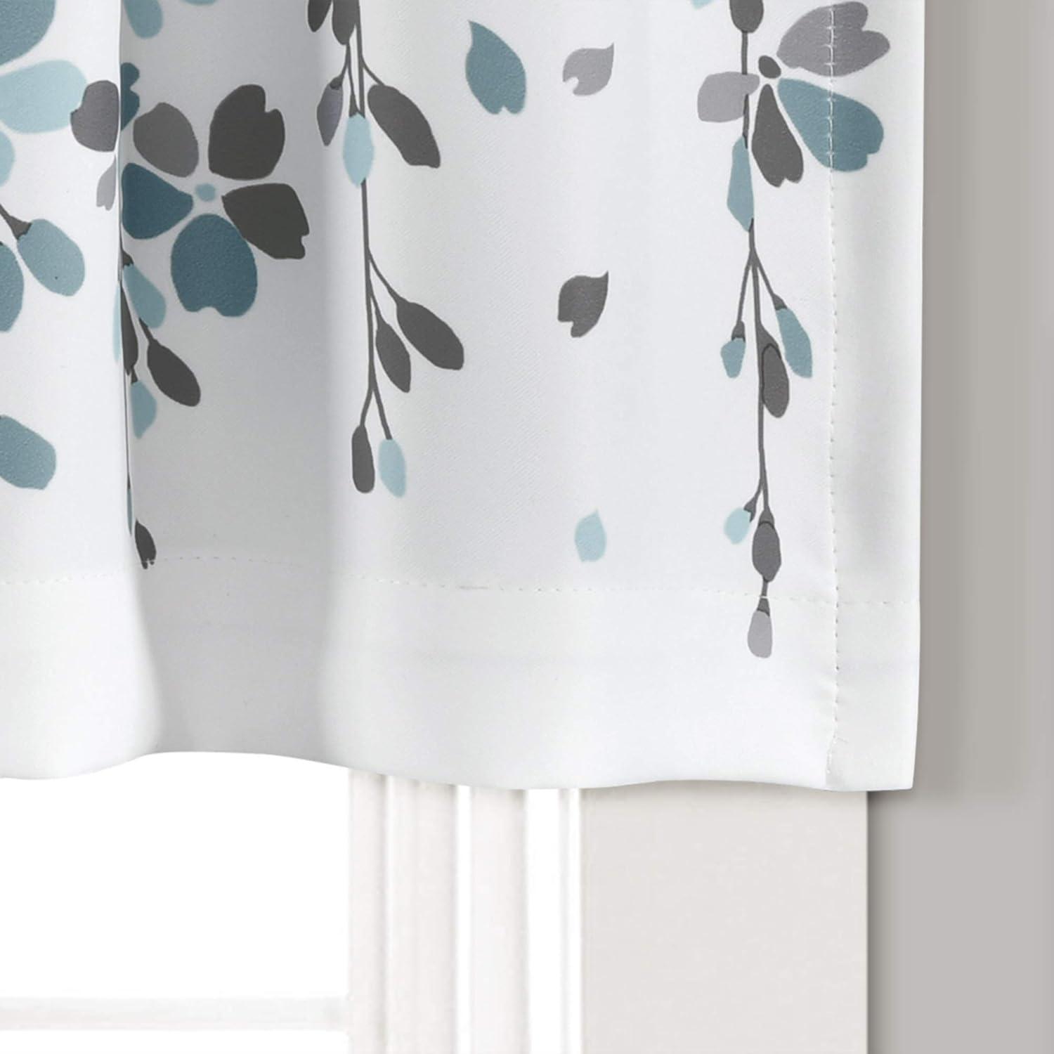 Lush Decor Floral Tailored 52'' W Window Valance
