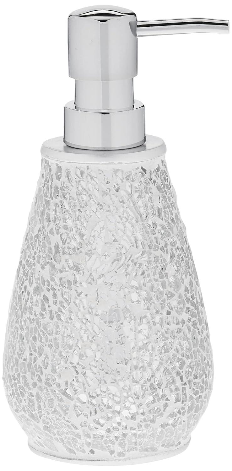 Sweet Home Collection Bathroom Accessories Collection Unique Decorative Beautiful Designs Bath Décor, 4 Piece Set, Glamour
