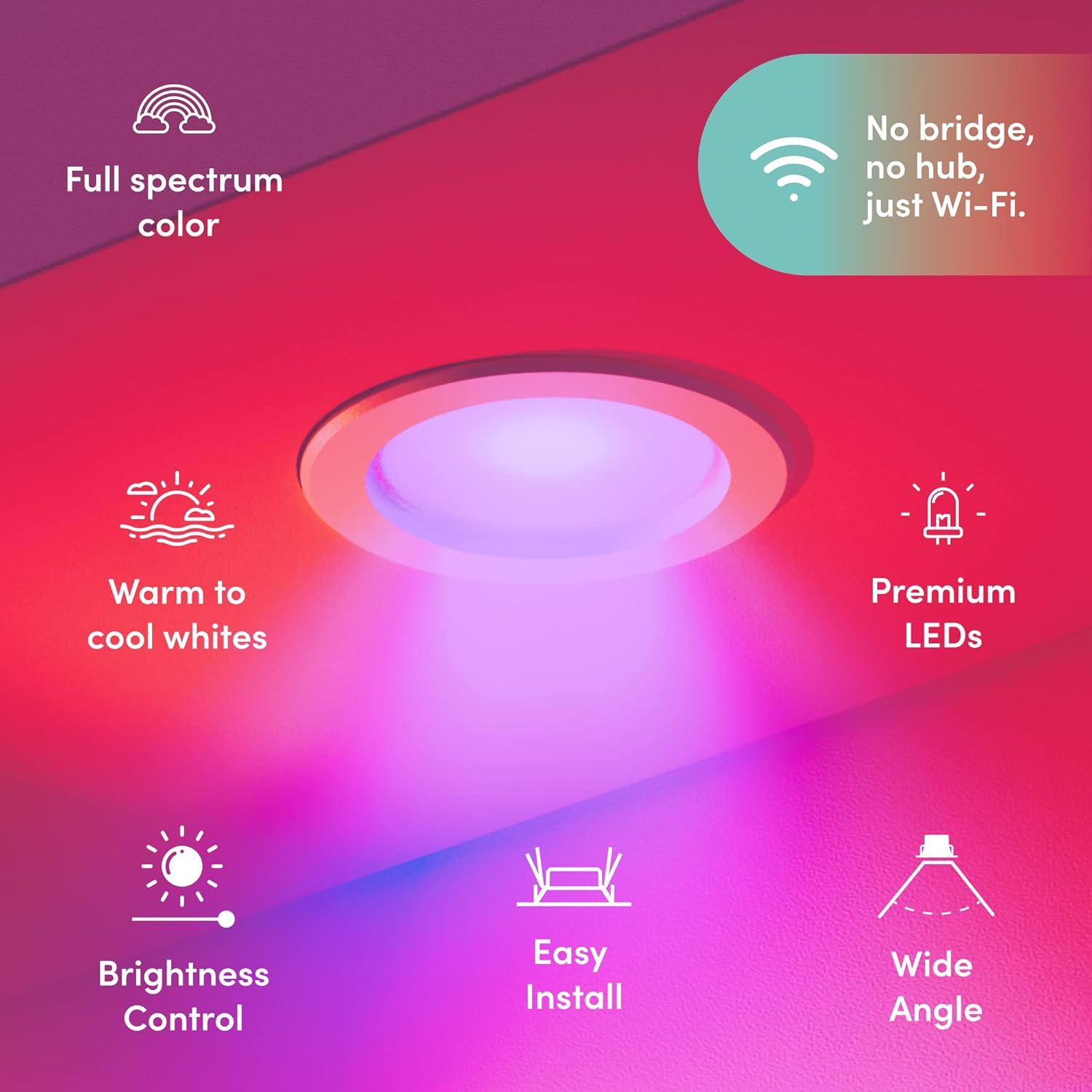 LIFX 6" White Aluminum Smart LED Retrofit Downlight