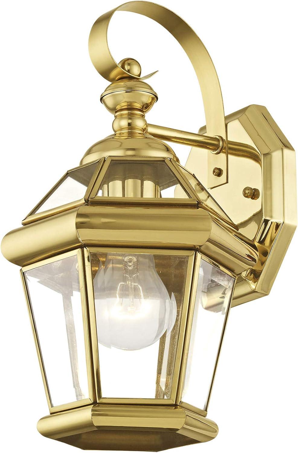 Livex Lighting Georgetown 1 - Light Wall Light in  Polished Brass