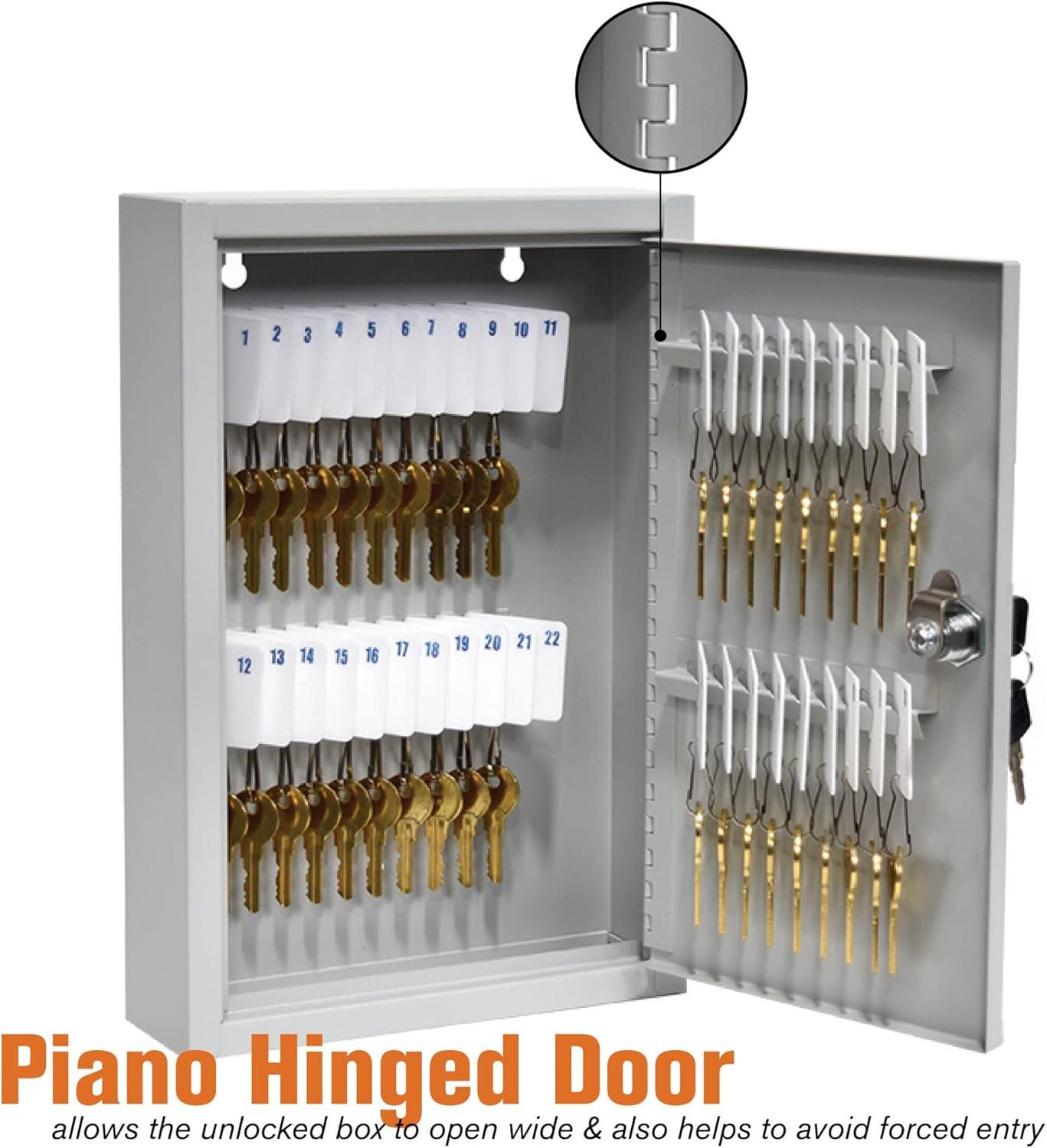 40 Key Cabinet - Single Lock Welded 22 Gauge Steel Construction