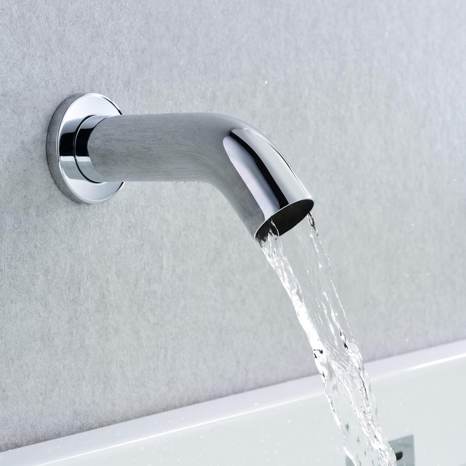 3 Handle Tub and Shower Fixtures with with Rough-in Valve, Chrome