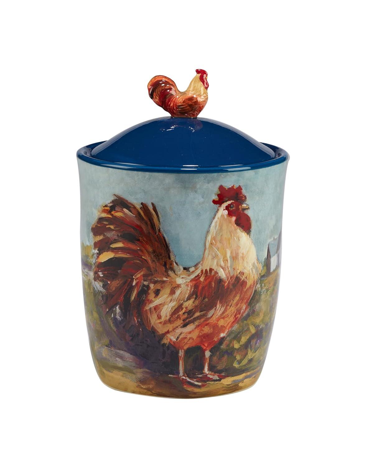 Certified International Certified International Rooster Meadow 3Pc Canister Set