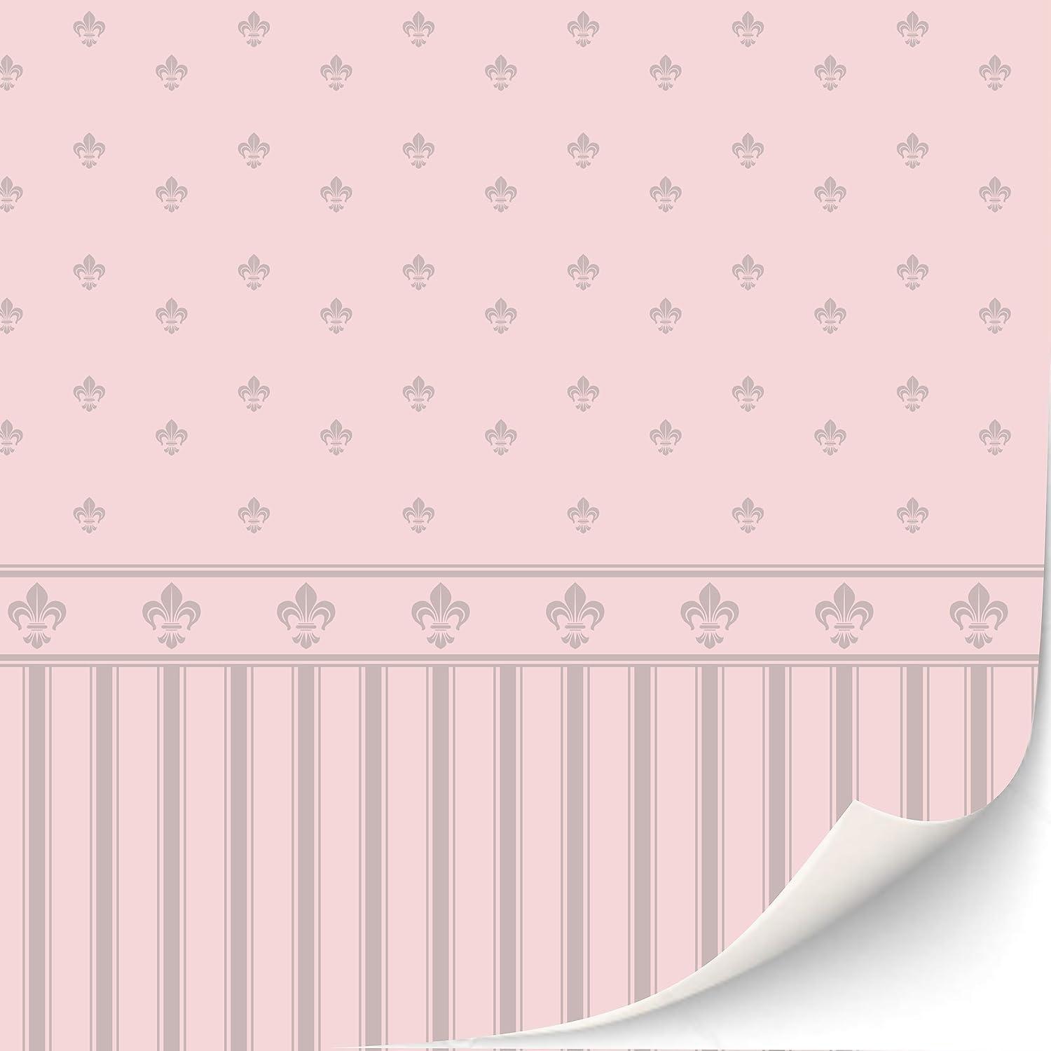 Lilibet 3 Sheets Self-Adhesive Wallpaper for Dollhouses - 1:12 Scale Classic & Victorian Wallpaper