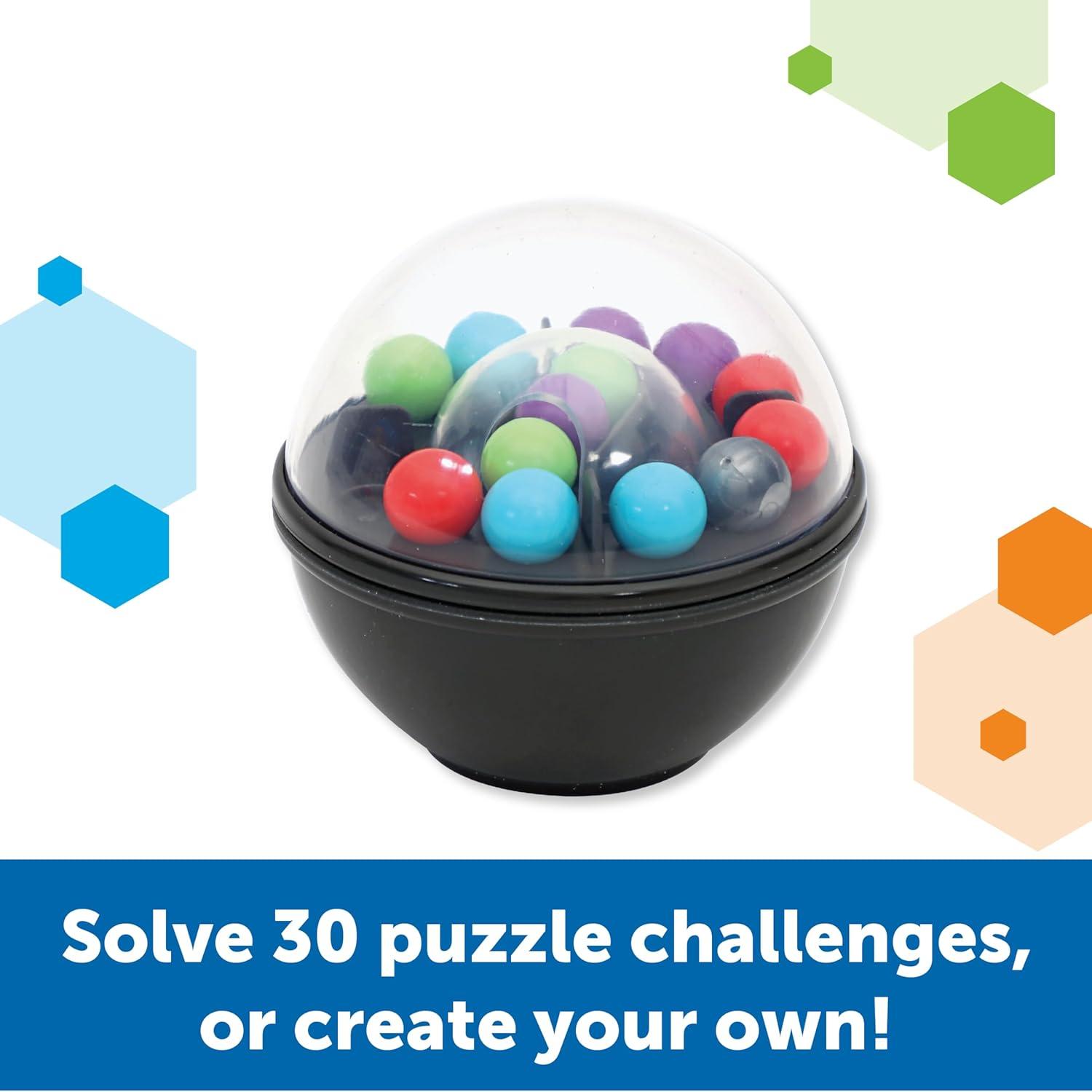 Learning Resources Scramboozle! Puzzle Ball, 3-D Brain Teaser Puzzle Game for Kids and Adults Ages 6 and Up