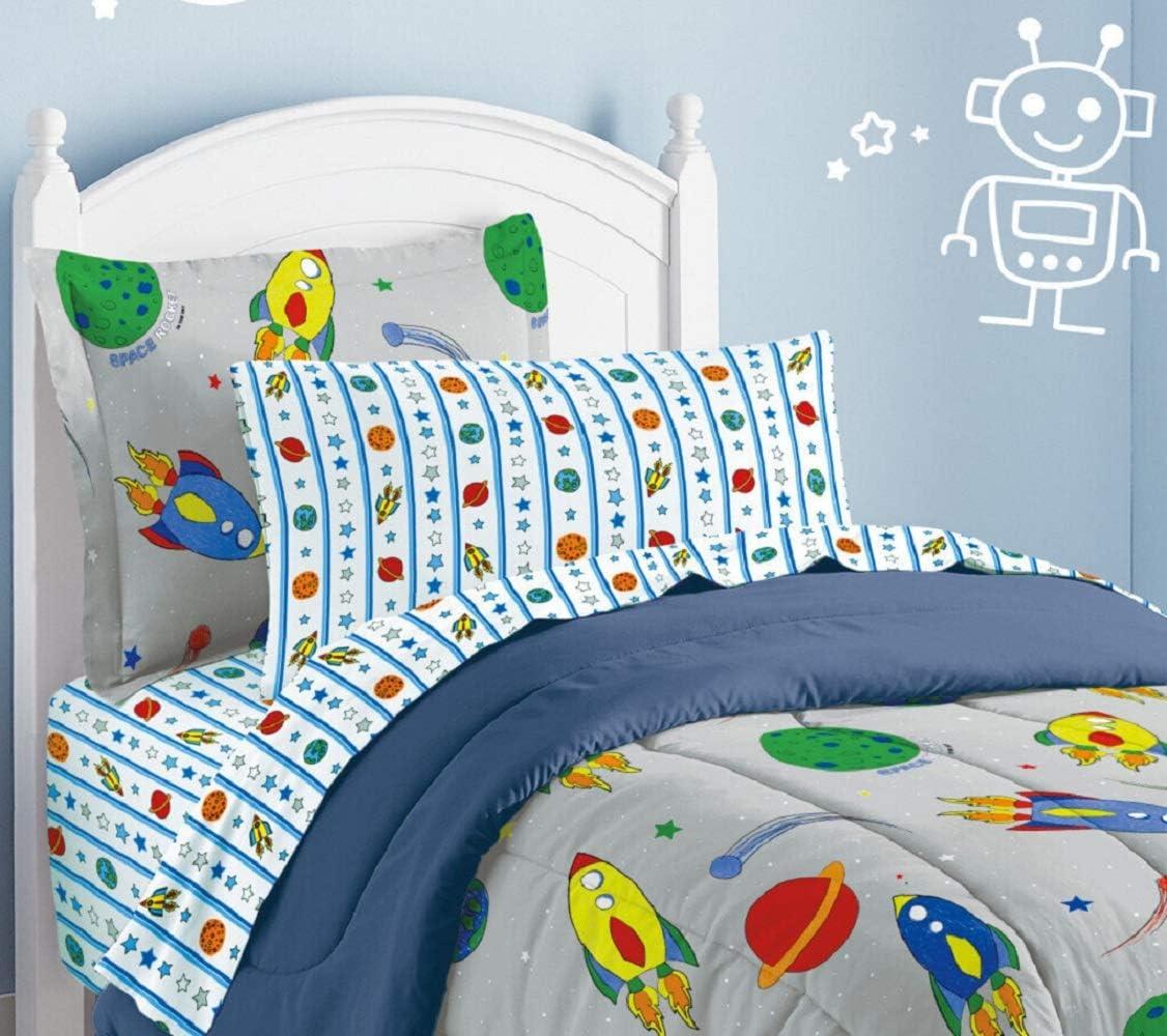 Space Rocket 5 - Piece Comforter Set