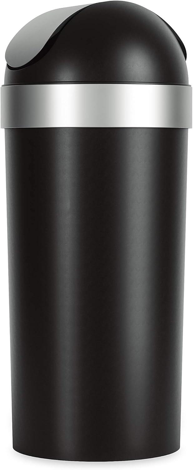 Umbra Venti Plastic Swing Top Kitchen Trash Can - 16 Gallons